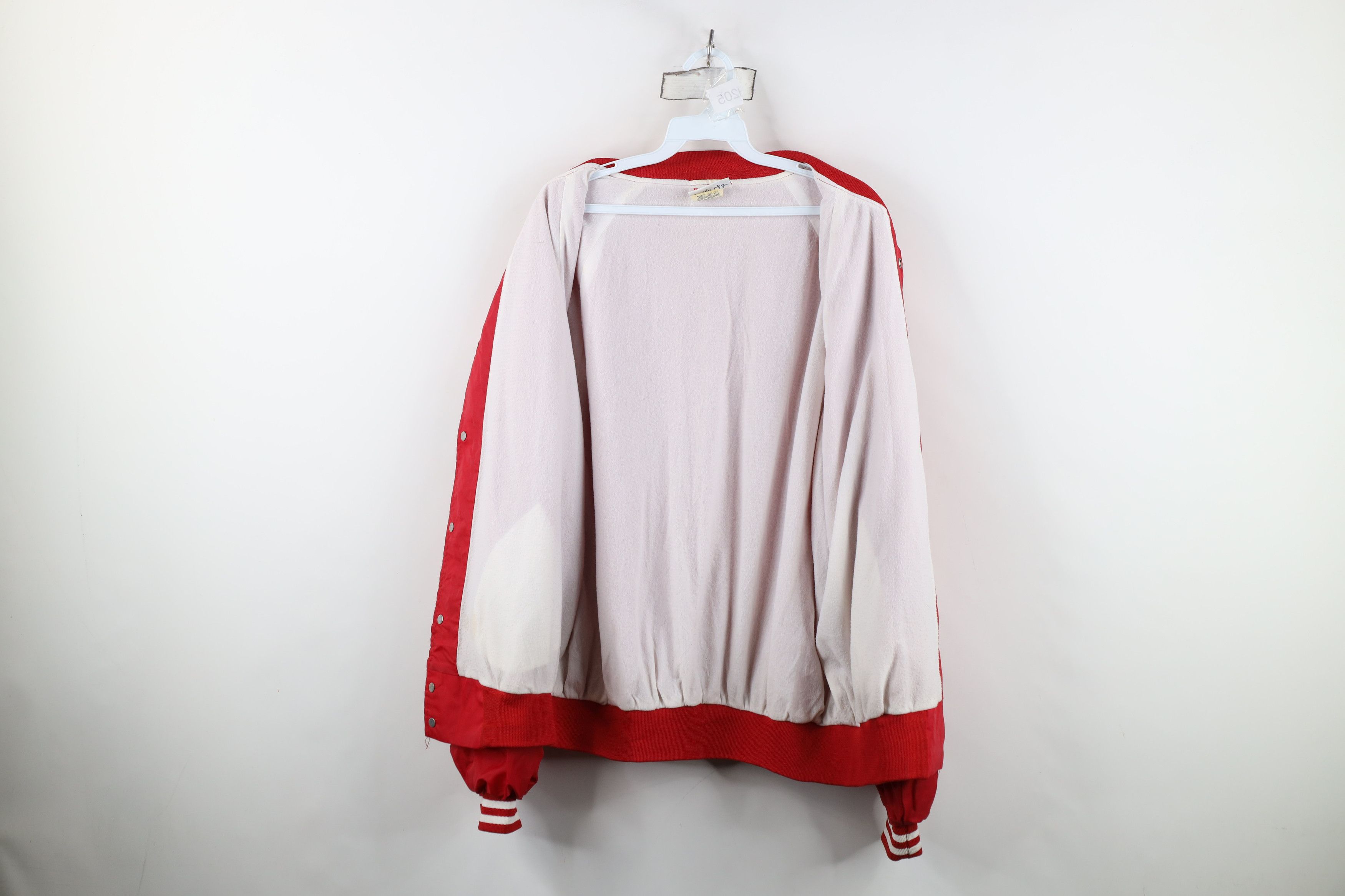Vintage Vintage 80s 90s Seneca Apples Lined Satin Bomber Jacket USA Size US XL / EU 56 / 4 - 11 Thumbnail