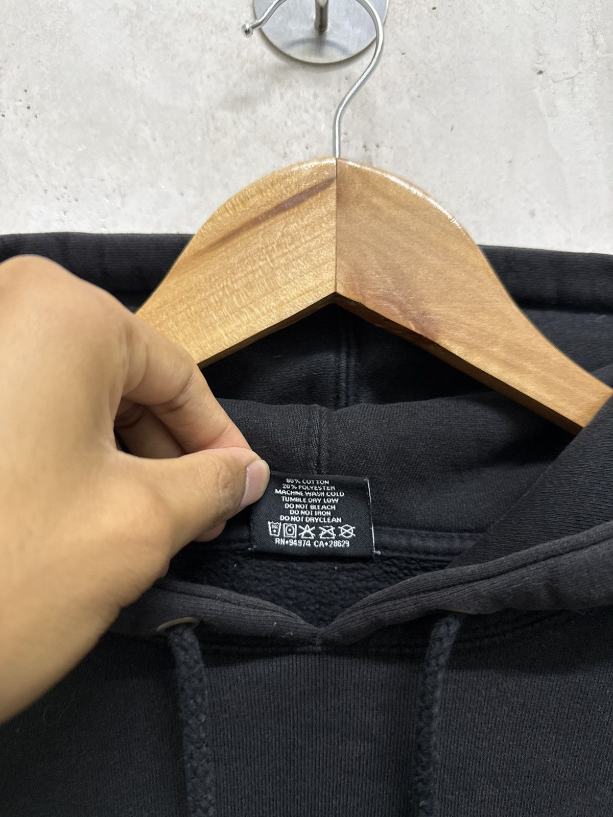 Stussy 2000s Distressed Stussy Signature Sun Faded Hoodie Size US M / EU 48-50 / 2 - 6 Thumbnail