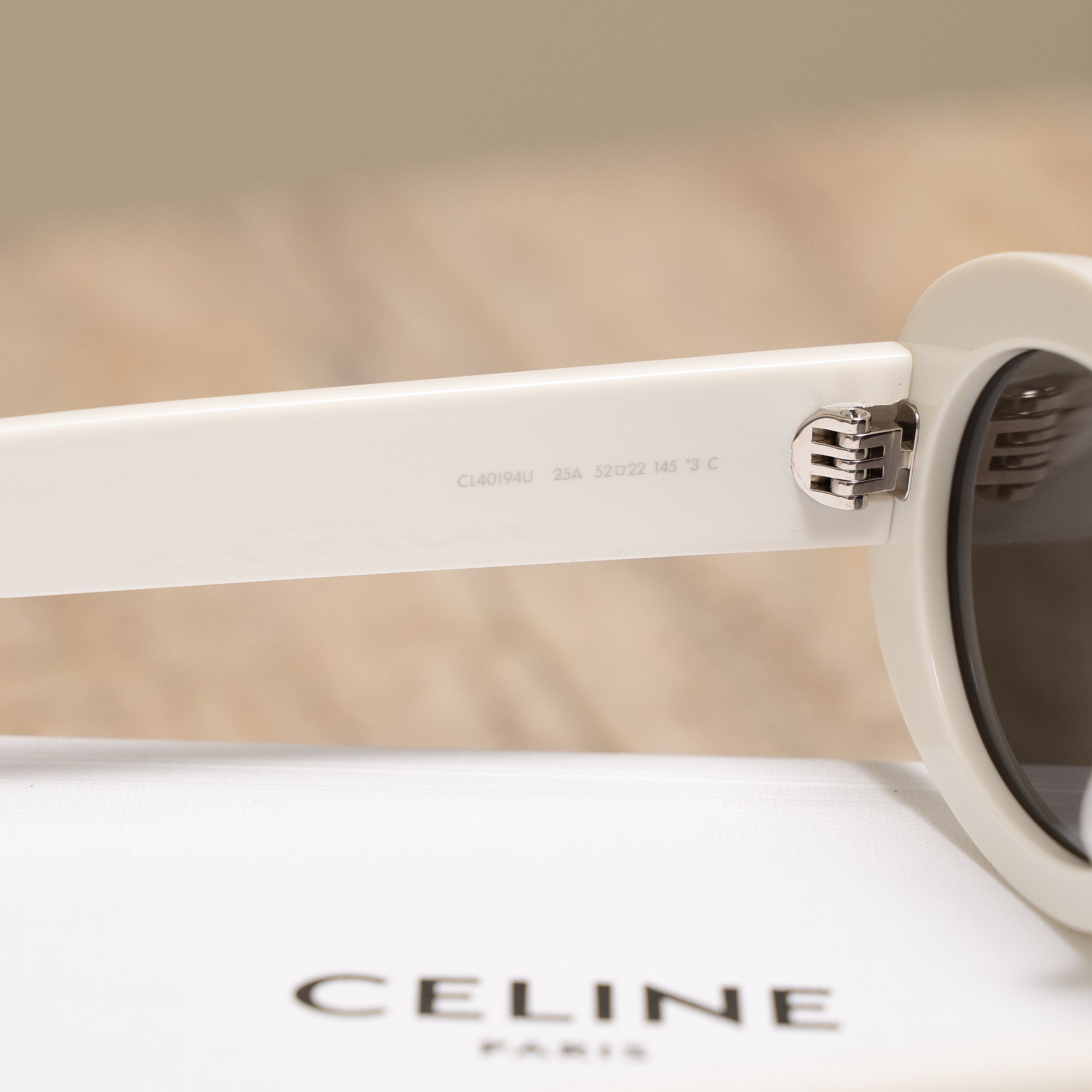 Celine CELINE Oval Sunglasses WHITE Size ONE SIZE - 4 Thumbnail