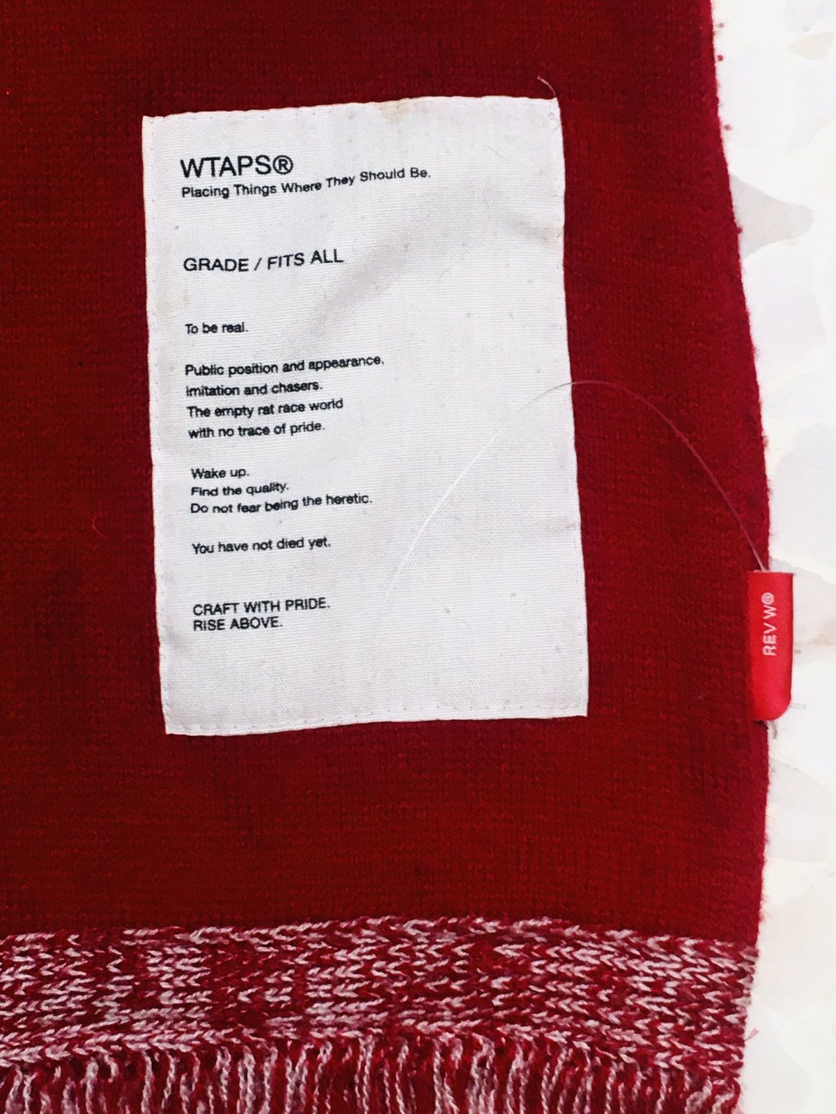 Wtaps Rare Design Vintage Japanese Brand Wtaps Scarves 2000s Size ONE SIZE - 4 Thumbnail