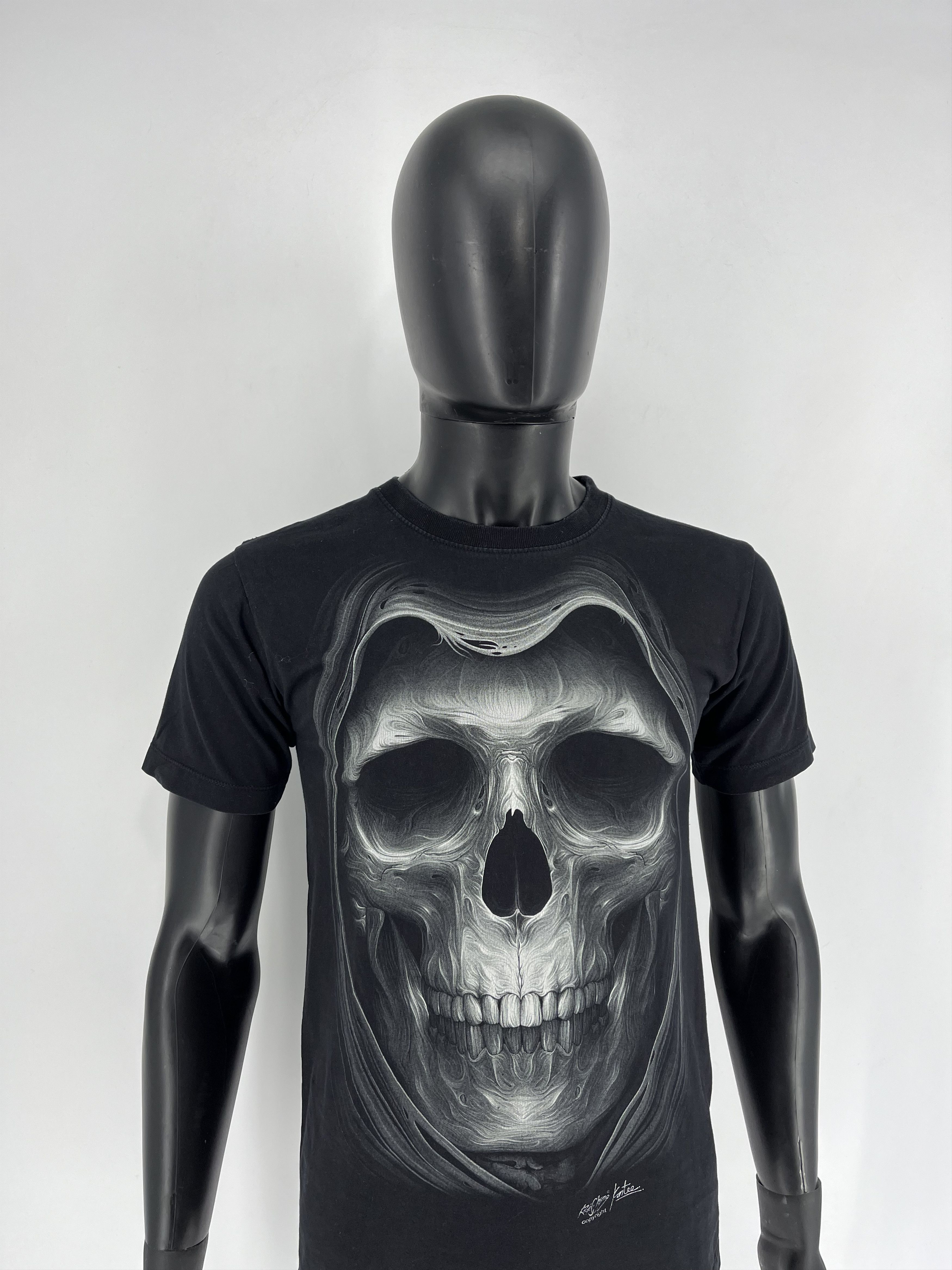 Band Tees Skulls Vintage Y2K Rock Metal Size XL Black Reverse Logo Size US S / EU 44-46 / 1 - 3 Thumbnail