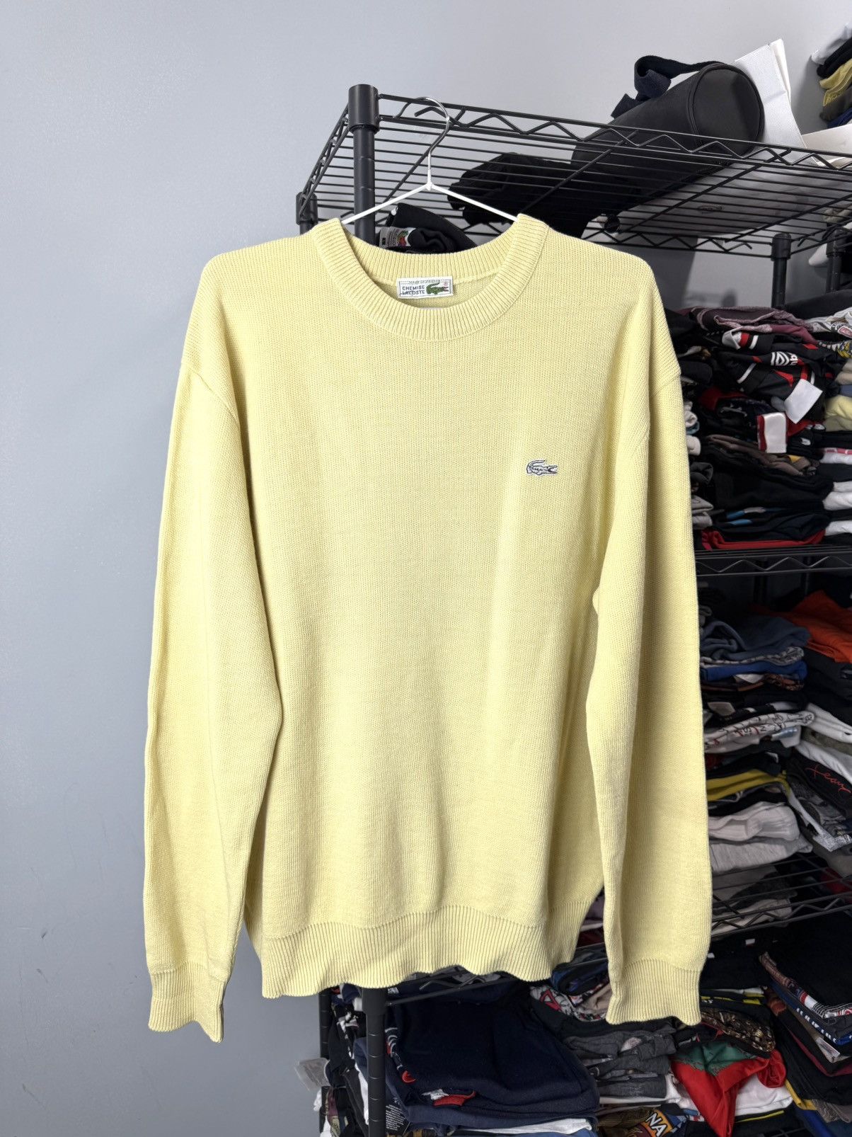 Lacoste 💥90’s Rare! Vintage Lacoste Sweater Sweatshirt Size US L / EU 52-54 / 3 - 1 Thumbnail
