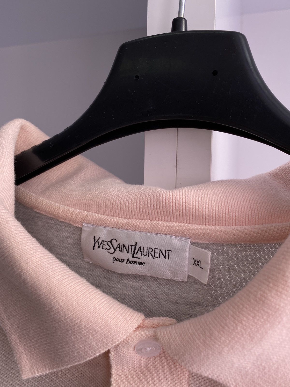 Designer × Vintage × Yves Saint Laurent Vintage YSL Polo Shirt YSL Tee Big Logo Size US XXL / EU 58 / 5 - 5 Thumbnail