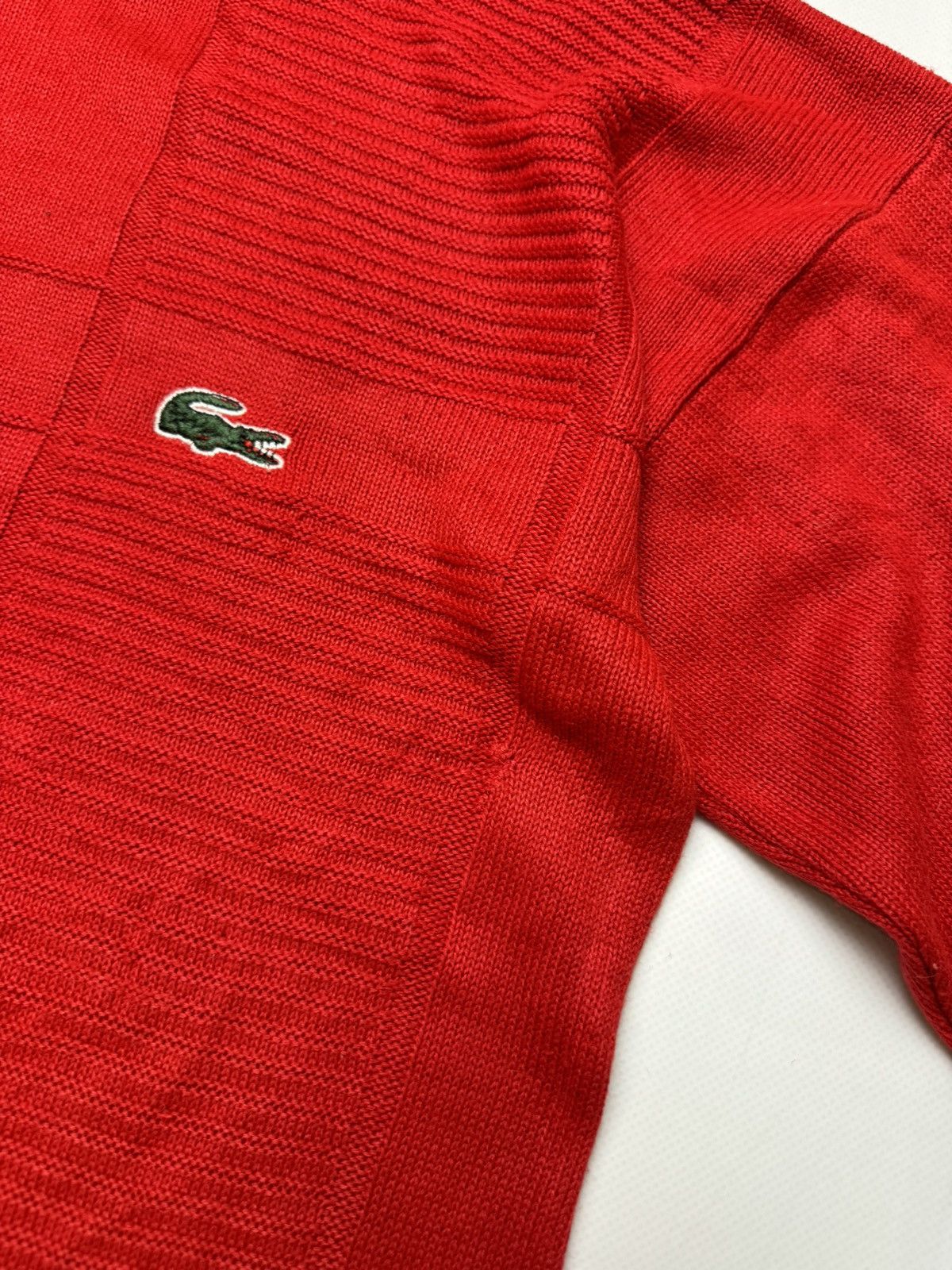 Lacoste × Vintage Rare Vintage sweater Lacoste y2k Size US L / EU 52-54 / 3 - 3 Thumbnail