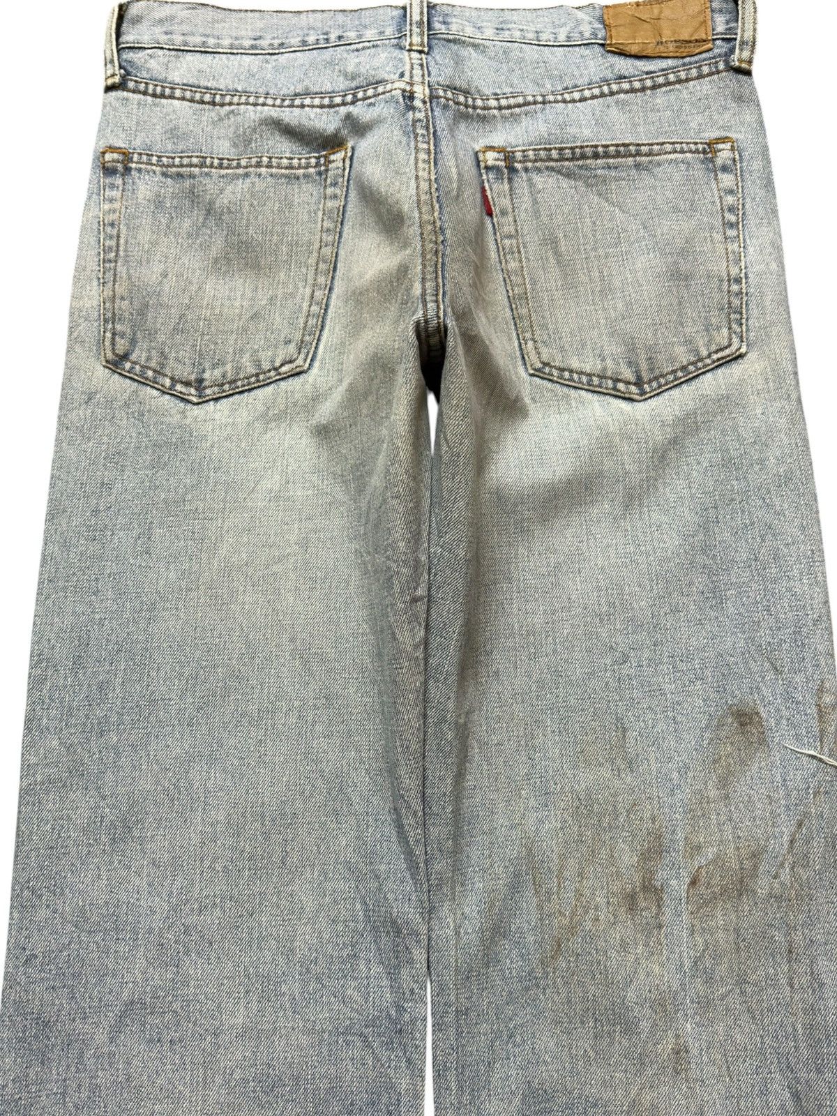 Kapital Vintage Bobson Chessking Faded Ripped Distressed Denim Size US 30 / EU 46 - 5 Thumbnail
