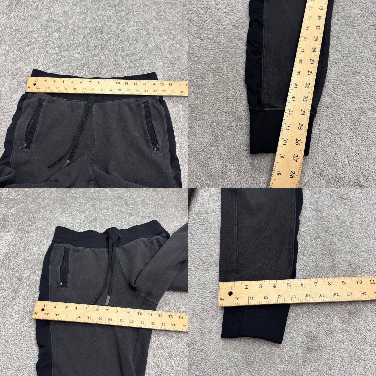Lululemon Lululemon Jogger Sweatpants Womens 6 Black Zip Pockets Drawstring Activewear Pants Regular Size 28" / US 6 / IT 42 - 9 Thumbnail