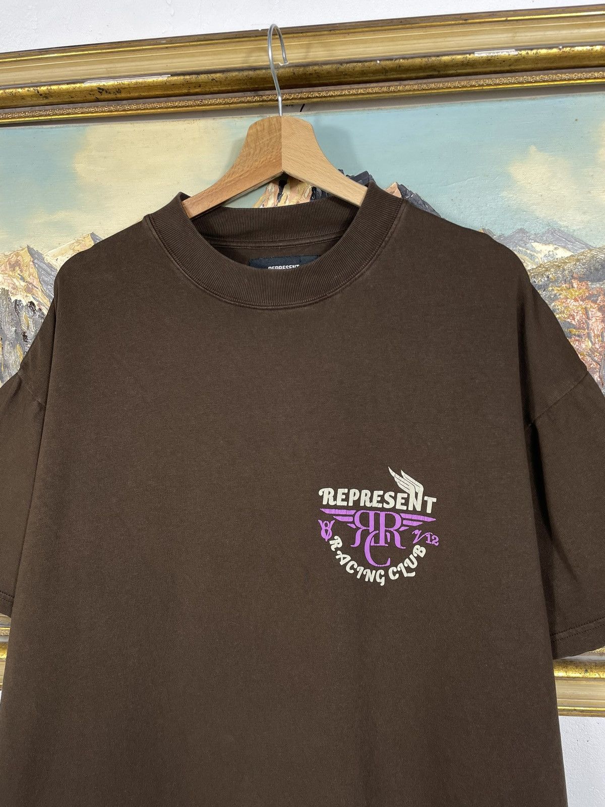Represent Clo. Represent Brown Boxy Oversize Baggy Tee Big Logo Skate Swag Size US L / EU 52-54 / 3 - 5 Thumbnail