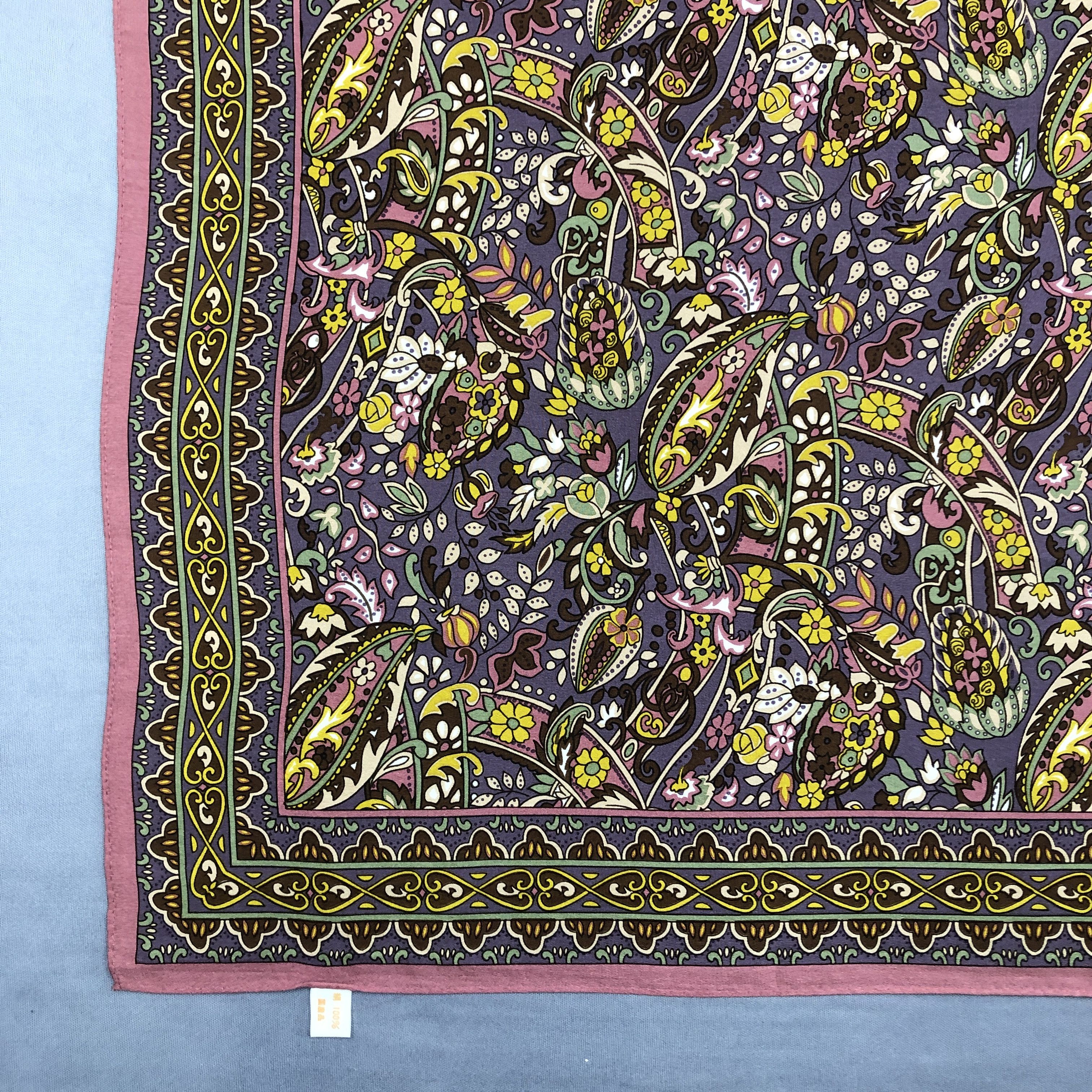 Japanese Brand Vintage J.G. Dubois SILK Scarf Twill Stole Wraps Scarves Size ONE SIZE - 6 Thumbnail