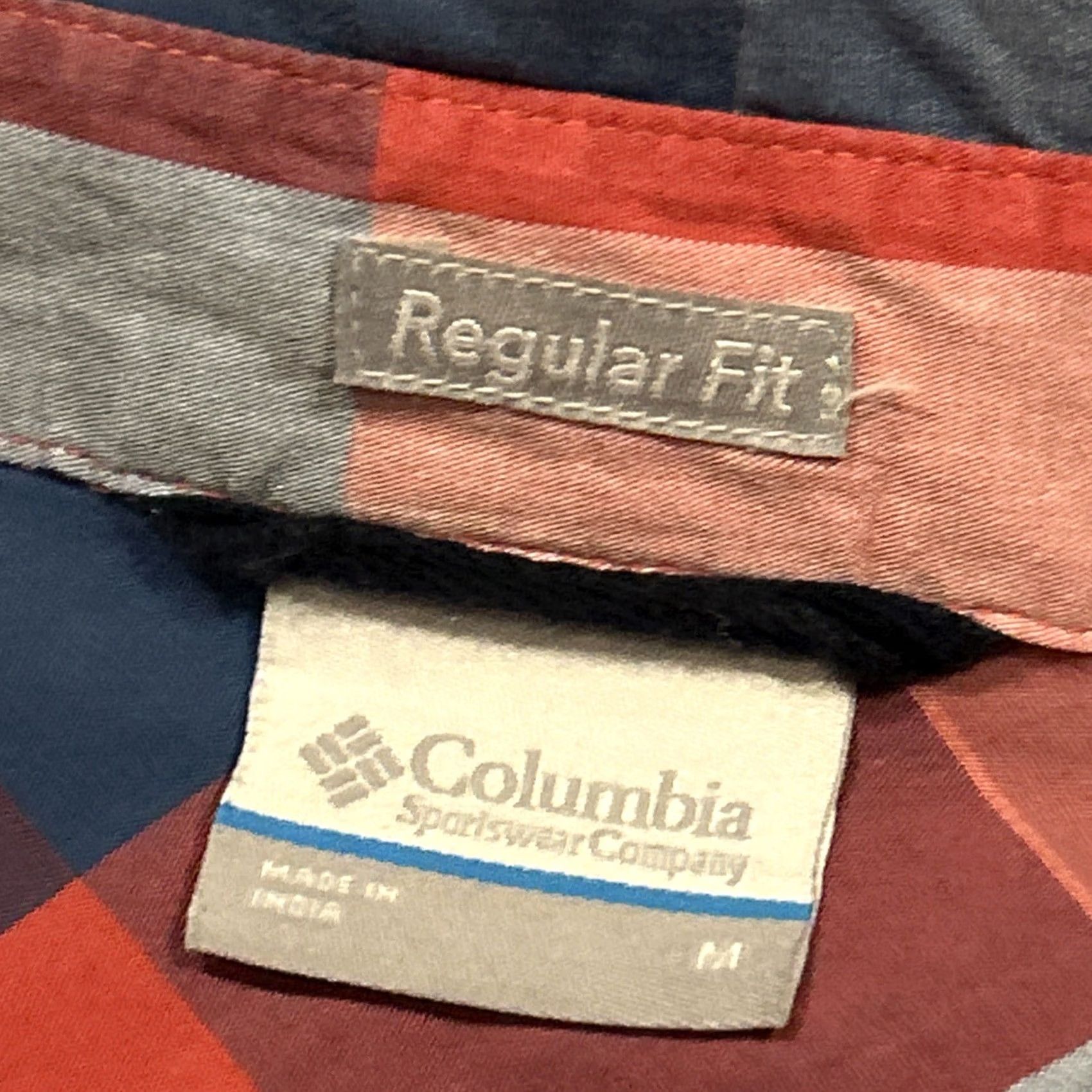 Vintage Columbia Shirt Mens M Red Blue Plaid Casual Outdoor Button-Down Short Sleeve Slimming Pocketed Size US M / EU 48-50 / 2 - 2 Thumbnail
