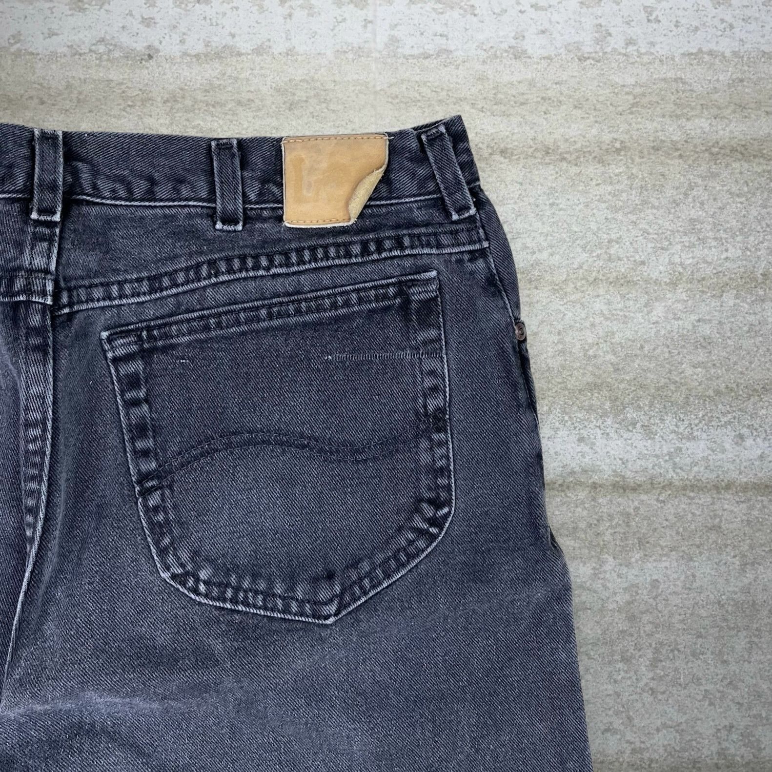 Lee Vintage 90s Lee MR Jeans 38x32 Relaxed Fit Smoke Black Wash Size US 38 / EU 54 - 3 Thumbnail