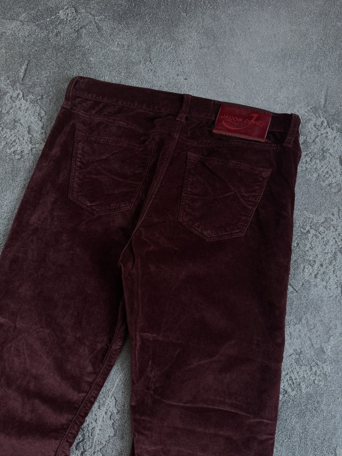 Jacob Cohen Jacob Cohen wmns kimberly velour velvet pants trousers chino Size 26" / US 2 / IT 38 - 3 Thumbnail