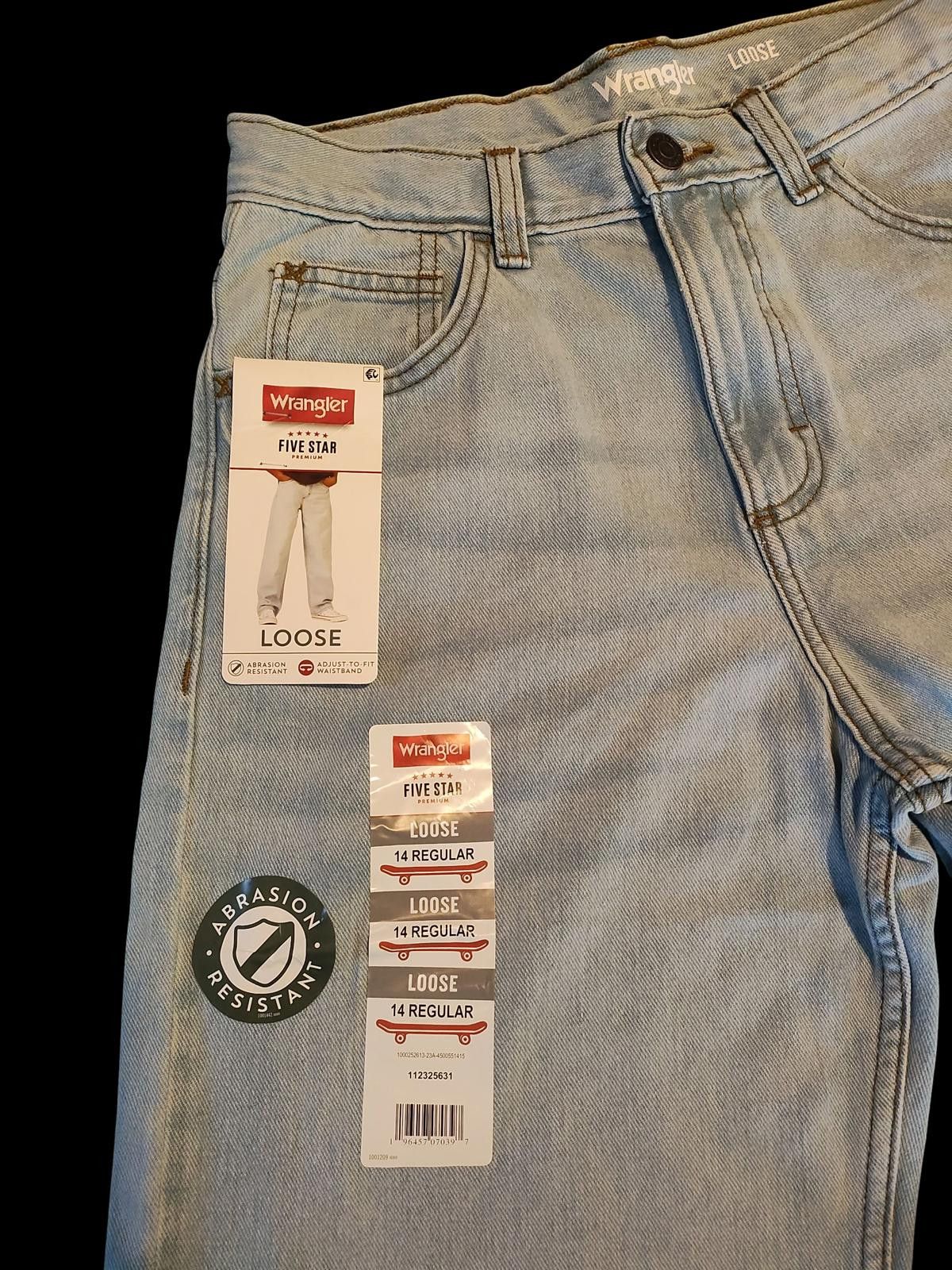 Wrangler Wrangler Five Star Loose Fit Boys Jeans Size US 26 / EU 42 - 2 Thumbnail