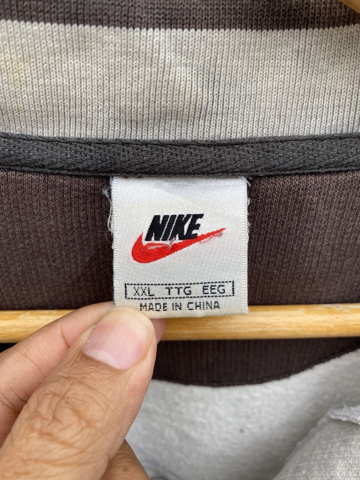 Nike Distressed Nike Y2K pullover zipper side split sweatshirt Size US XXL / EU 58 / 5 - 8 Thumbnail