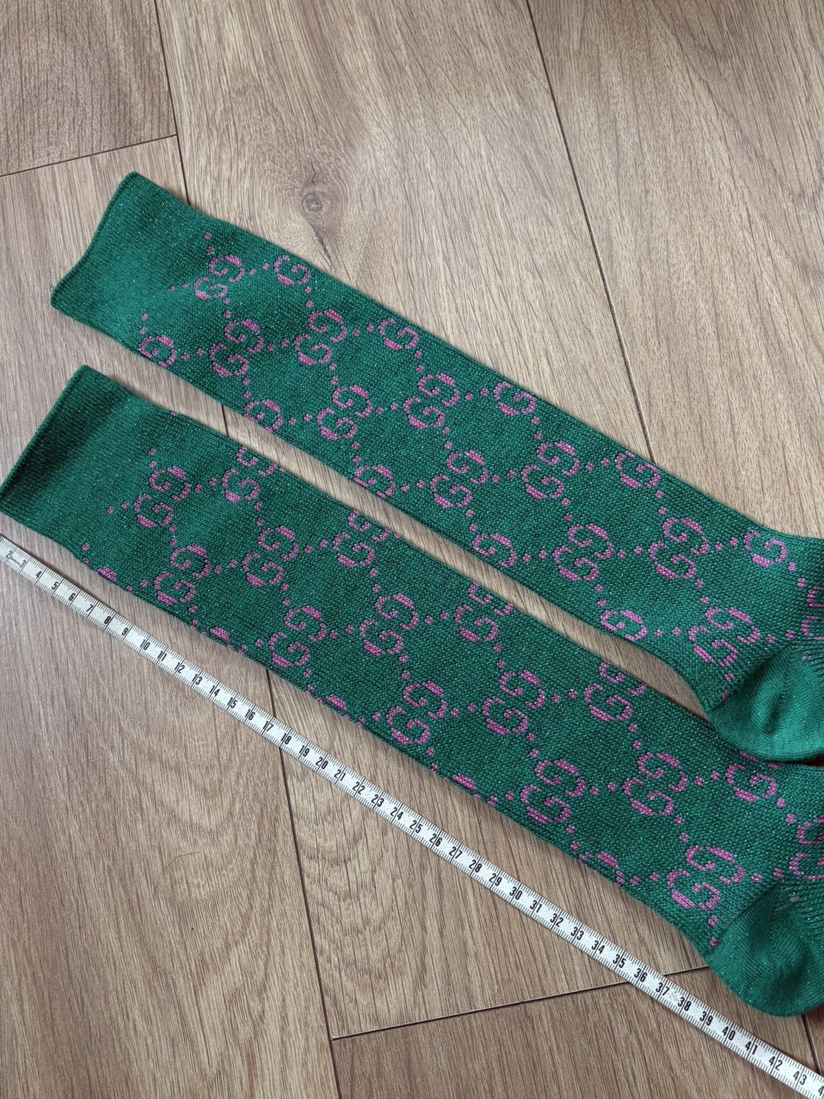 Gucci Gucci green high socks Size ONE SIZE - 7 Thumbnail