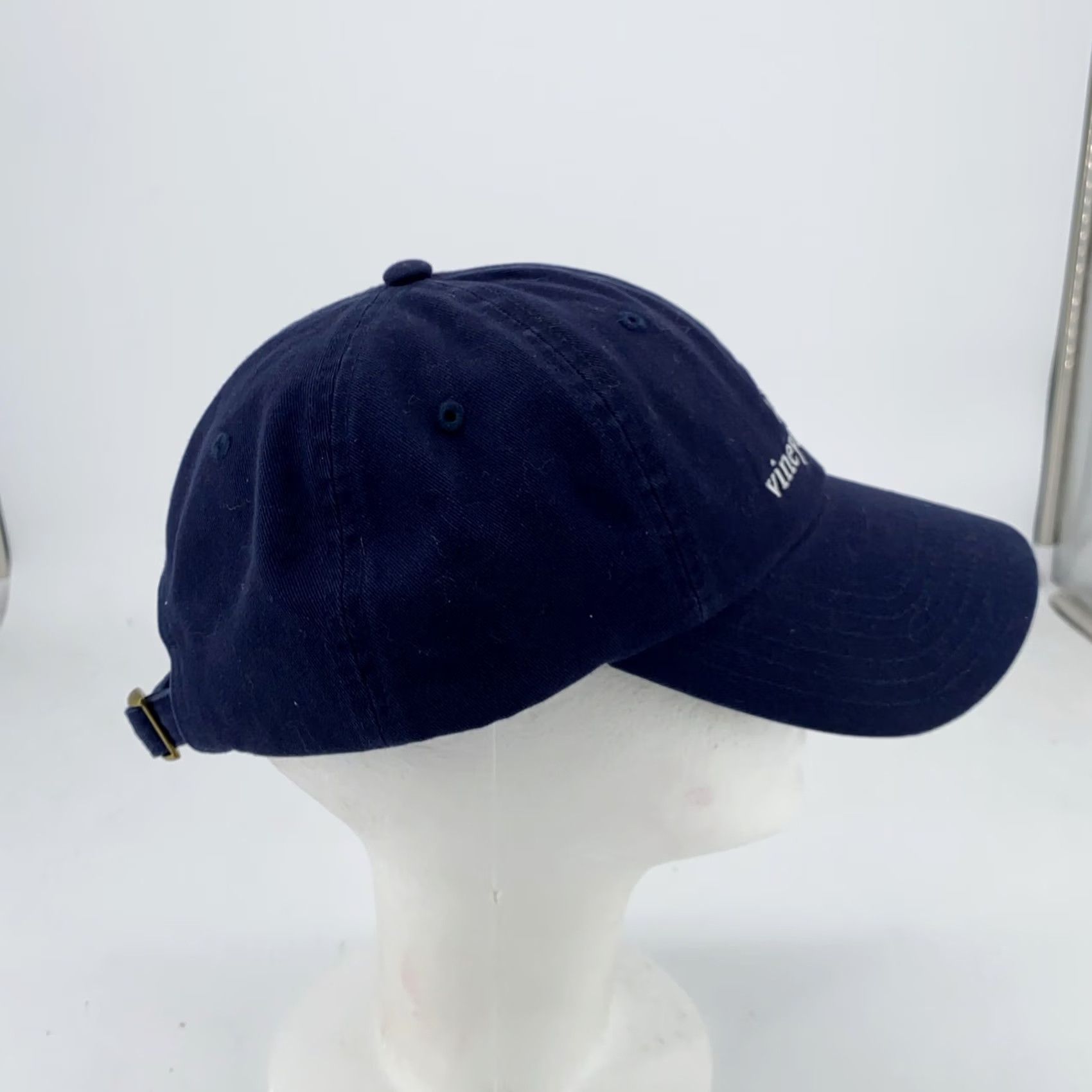 Vineyard Vines Vineyard Vines Hat Cap Strap Back Embroidered Whale Classic Preppy Mens Blue One Size Size ONE SIZE - 2 Thumbnail