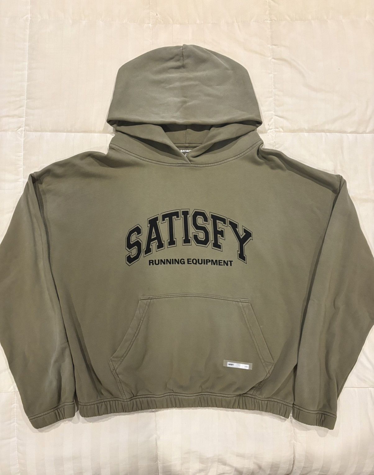 Satisfy Satisfy Running SoftCell Hoodie Sun Bleached Military Olive Size US M / EU 48-50 / 2 - 1 Thumbnail