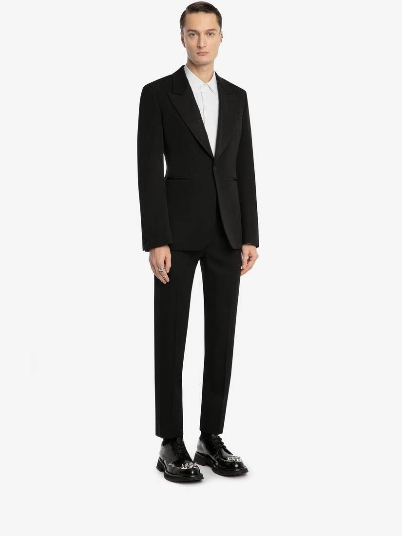 Alexander McQueen o1w1db10725 Large Lapels Tailored Jacket in Black Size US M / EU 48-50 / 2 - 4 Thumbnail