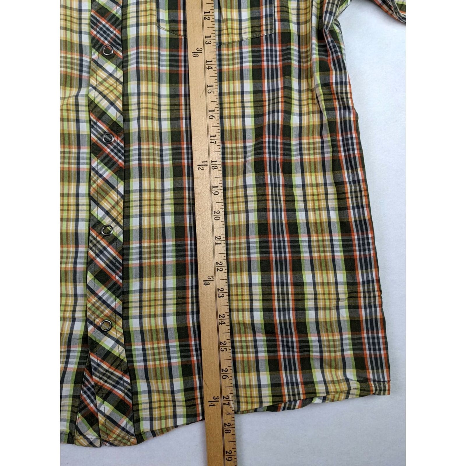 Prana prAna Men’s Plaid Button-Up Shirt 100% Organic Cotton Colorful Blue Green Size M Short Sleeve Casual Travel Size US M / EU 48-50 / 2 - 5 Thumbnail