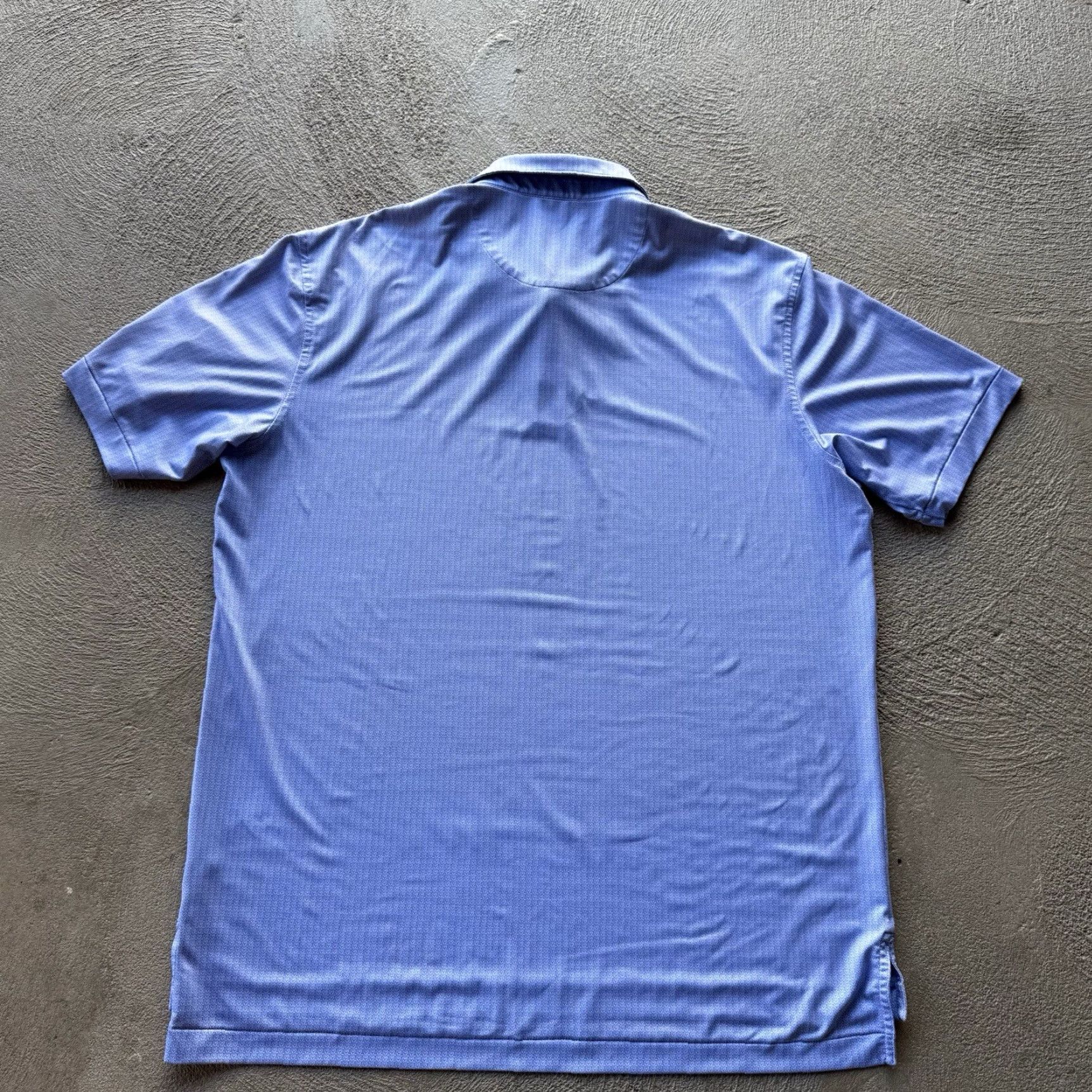 Peter Millar Peter Millar Polo Mens XL Blue Summer Comfort Stretch Golf Drink Cocktail Polo Shirt Size US XL / EU 56 / 4 - 5 Thumbnail