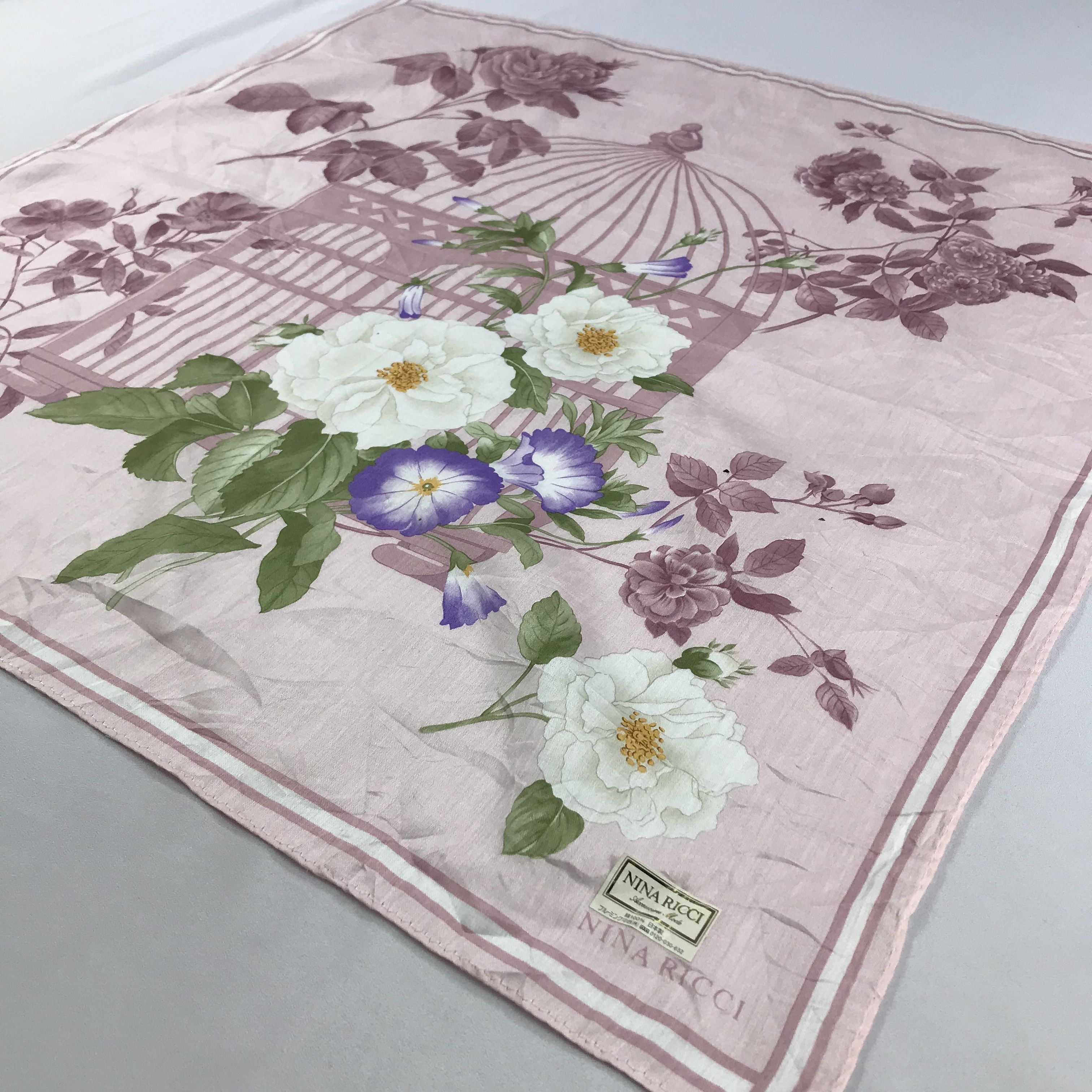 Nina Ricci × Vintage Nina Ricci Bandana / Handkerchief / Neckerchief - S2686 Size ONE SIZE - 2 Thumbnail