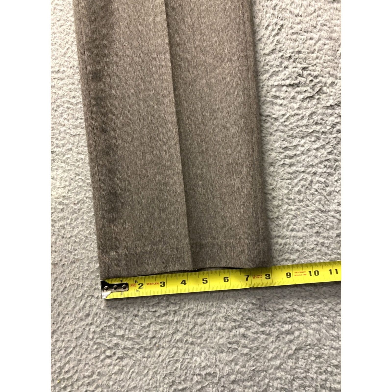 Banana Republic BANANA REPUBLIC Dress Pants Mens 35x34 Bronze Twill Wool Office Career /0855 Size US 35 - 5 Thumbnail