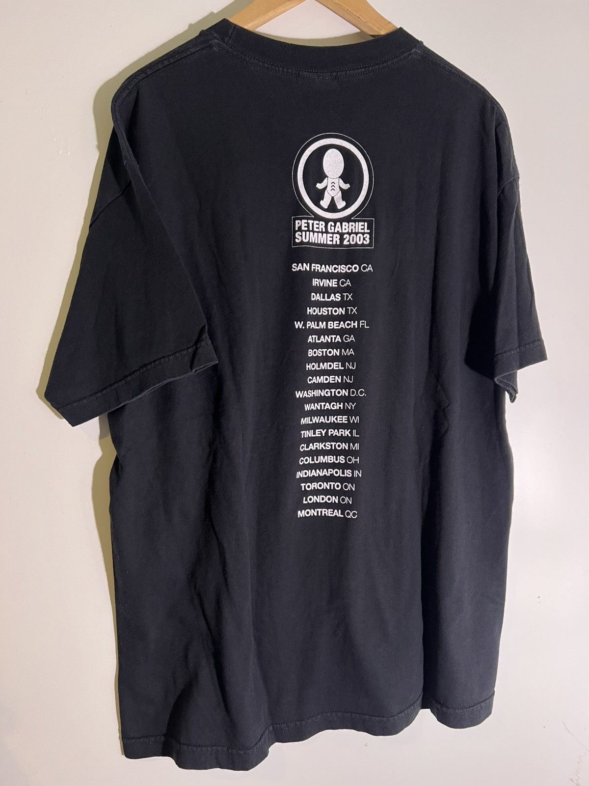 Band Tees Y2K 2000’s VTG Vintage Peter Gabriel Rock Band Artist Shirt Size US XL / EU 56 / 4 - 2 Thumbnail