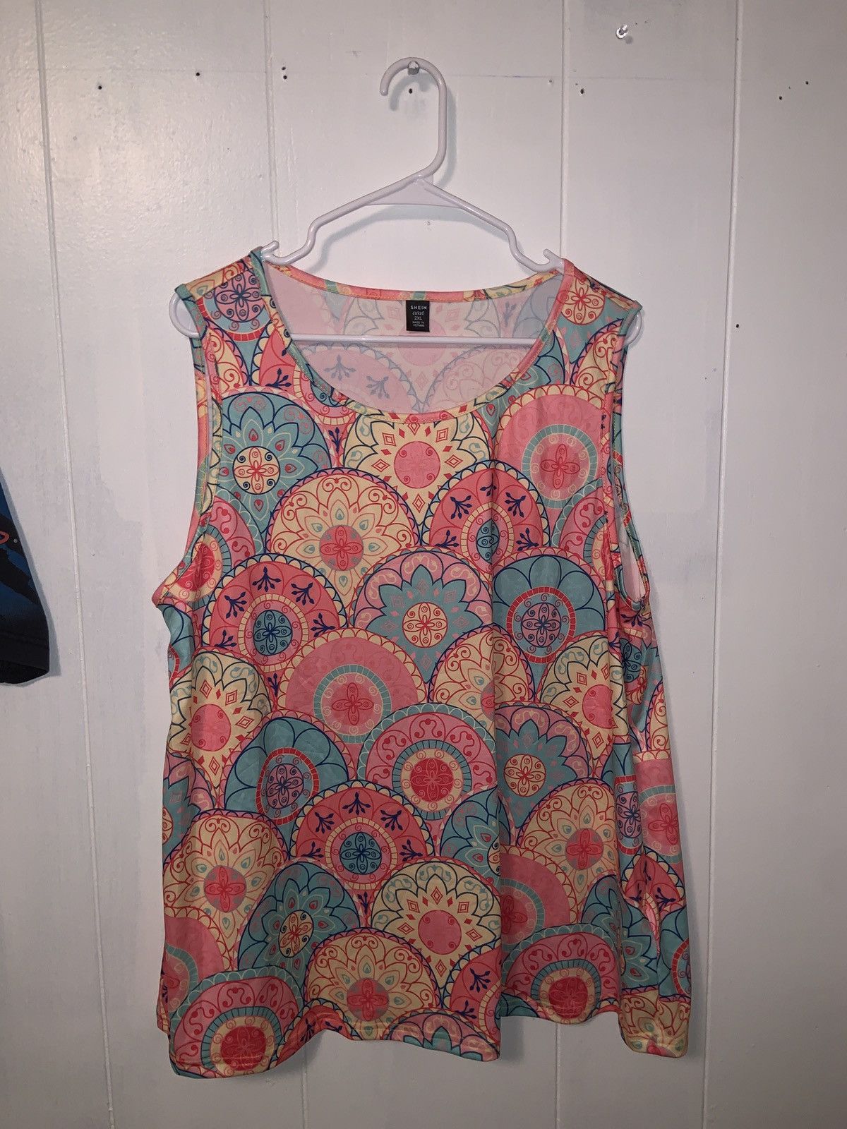 Shein Womens Emory Rose Tank Top - Size 2XL - Multi Color Size XXL / US 16-18 / IT 52-54 - 6 Thumbnail