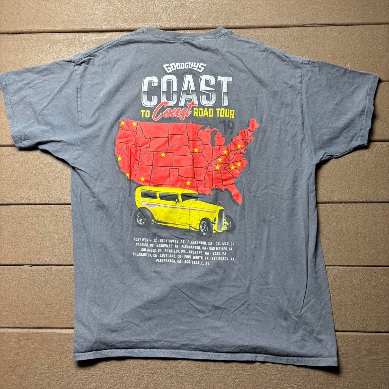 NASCAR Grey GoodGuys Coast to Coast Road Tour Size US XL / EU 56 / 4 - 1 Thumbnail