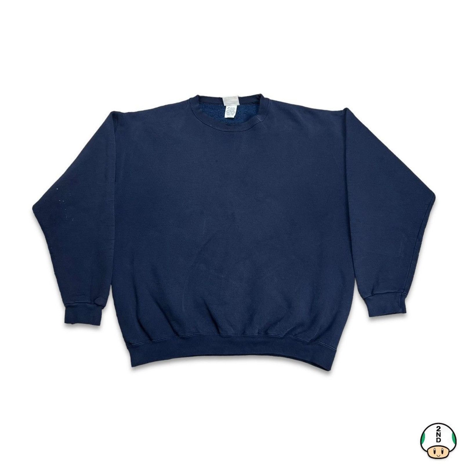 Vintage Vintage Pluma Blank Sweatshirt Classic Pullover 90s Crewneck Size US XL / EU 56 / 4 - 1 Thumbnail