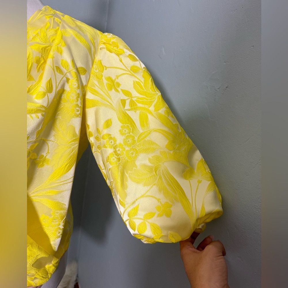 Amanda Uprichard Amanda Uprichard New York dolly bodysuit yellow floral Port Size M / US 6-8 / IT 42-44 - 5 Thumbnail