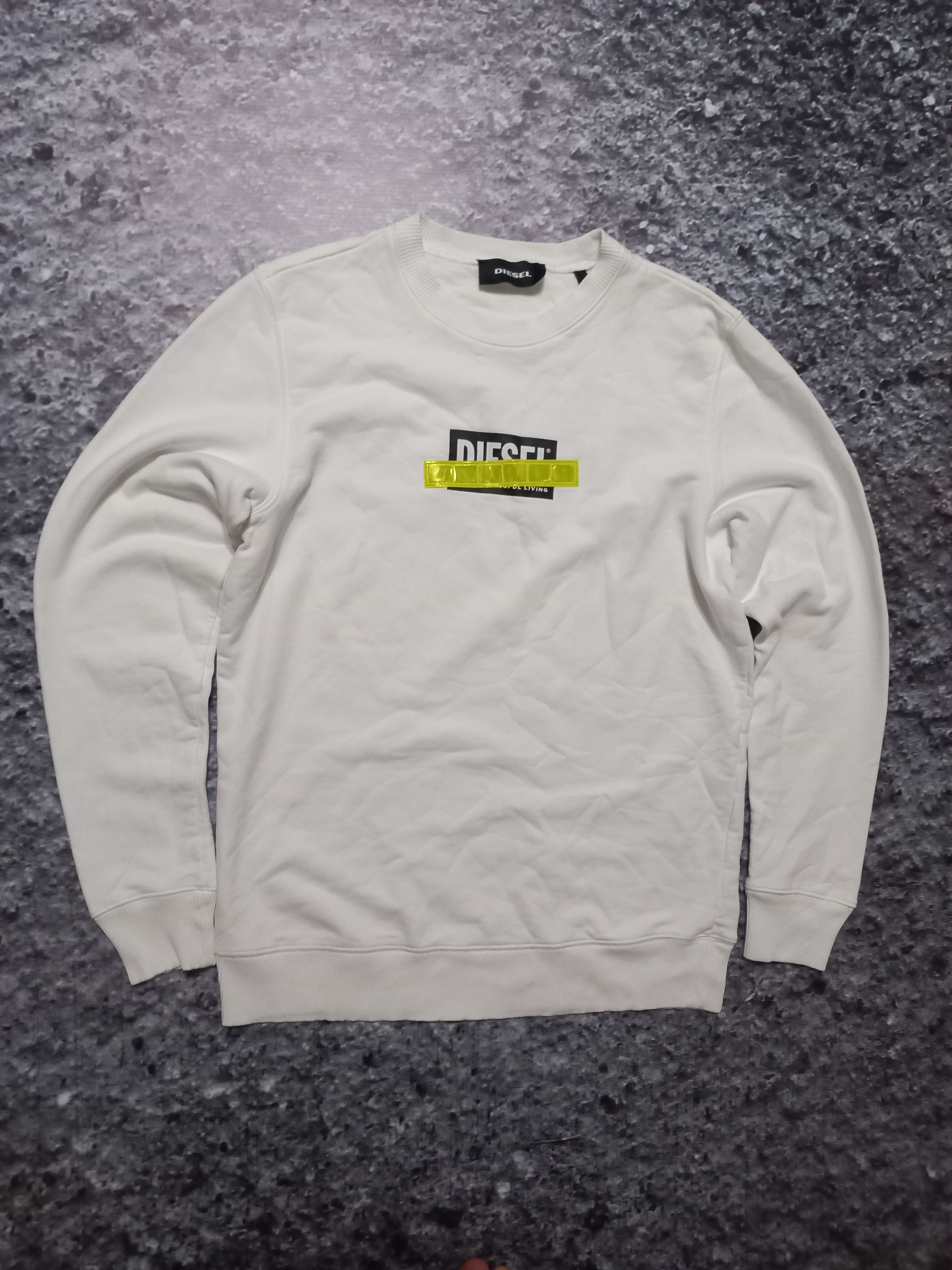 Diesel × Vintage Diesel sweatshirt, white with logo Size US S / EU 44-46 / 1 - 4 Thumbnail