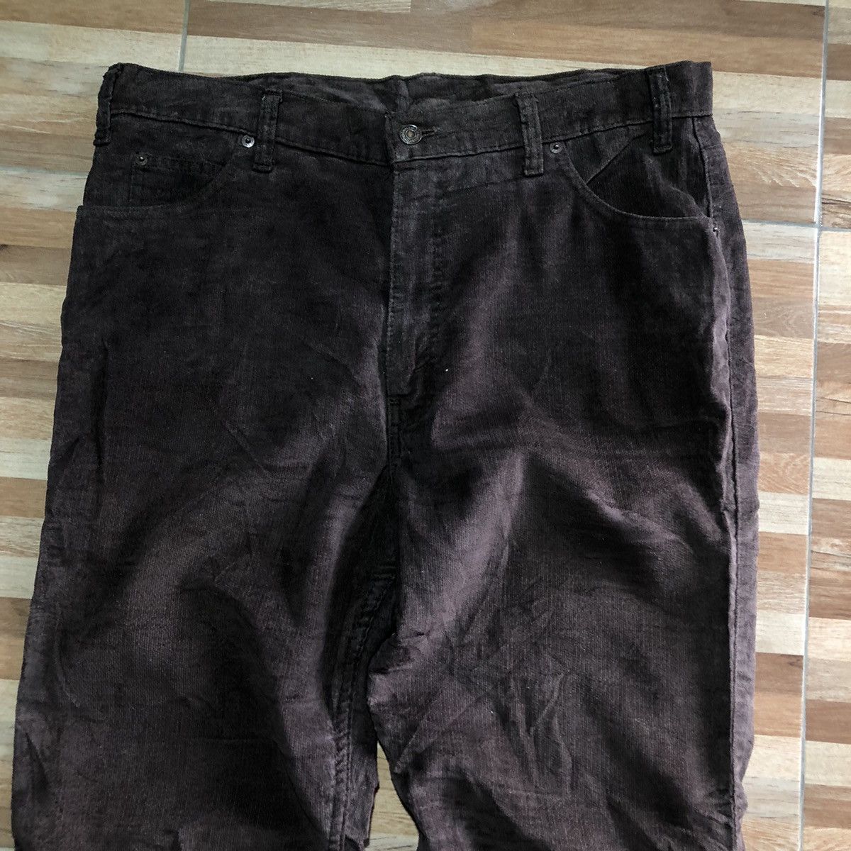 Levi's × Levi's Vintage Clothing Vintage Levi's 80' Movin On Corduroy Pants Zipper Talon Size US 36 / EU 52 - 4 Thumbnail