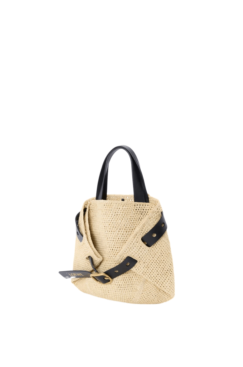 Loewe LOEWE Punch Hole Mini Natural Raffia Bag $2990 Size ONE SIZE - 1 Thumbnail