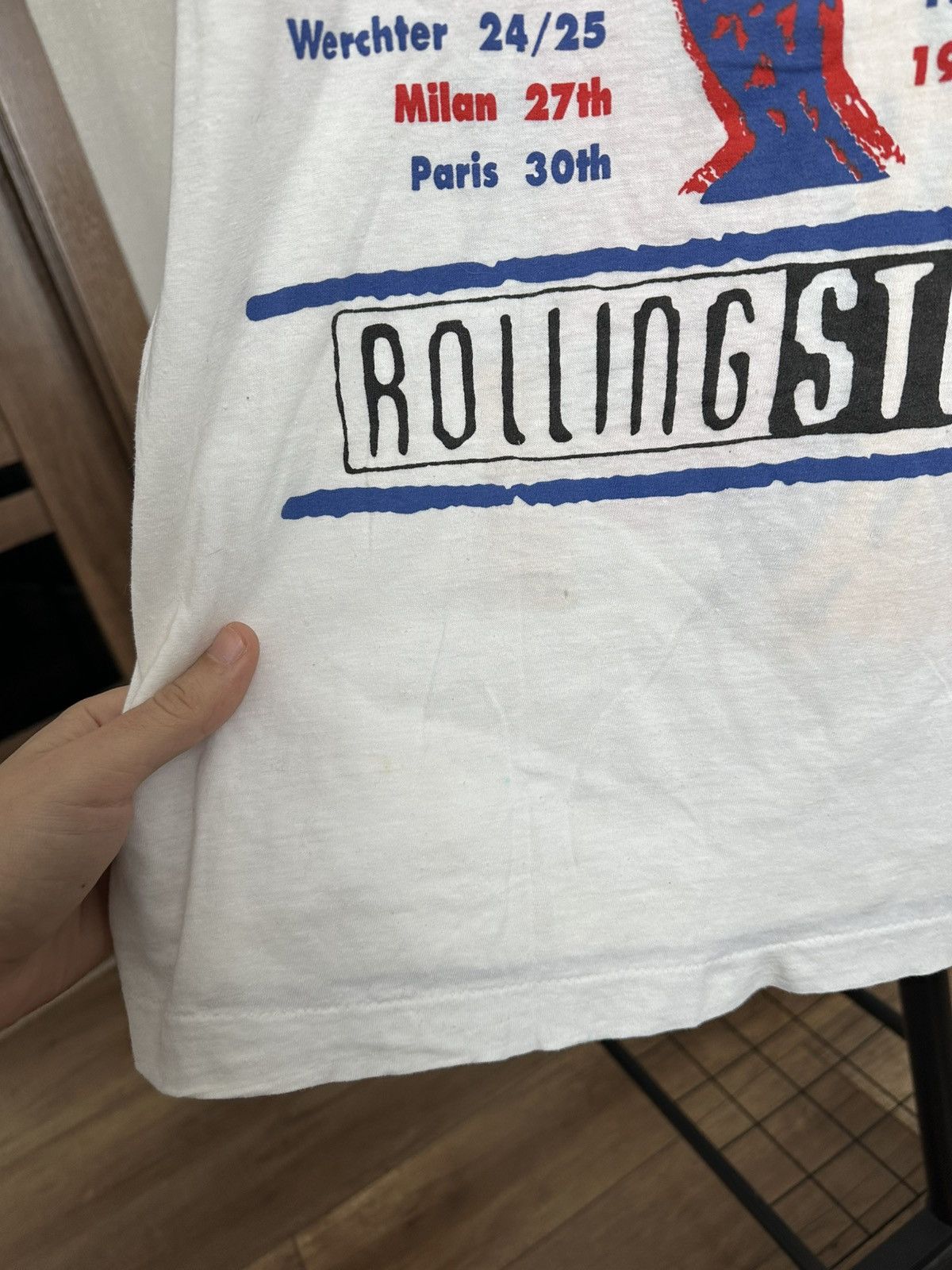 The Rolling Stones 1995 The Rolling Stones Voodoo Tour Band Vintage T-Shirt Tee Size US XL / EU 56 / 4 - 16 Thumbnail