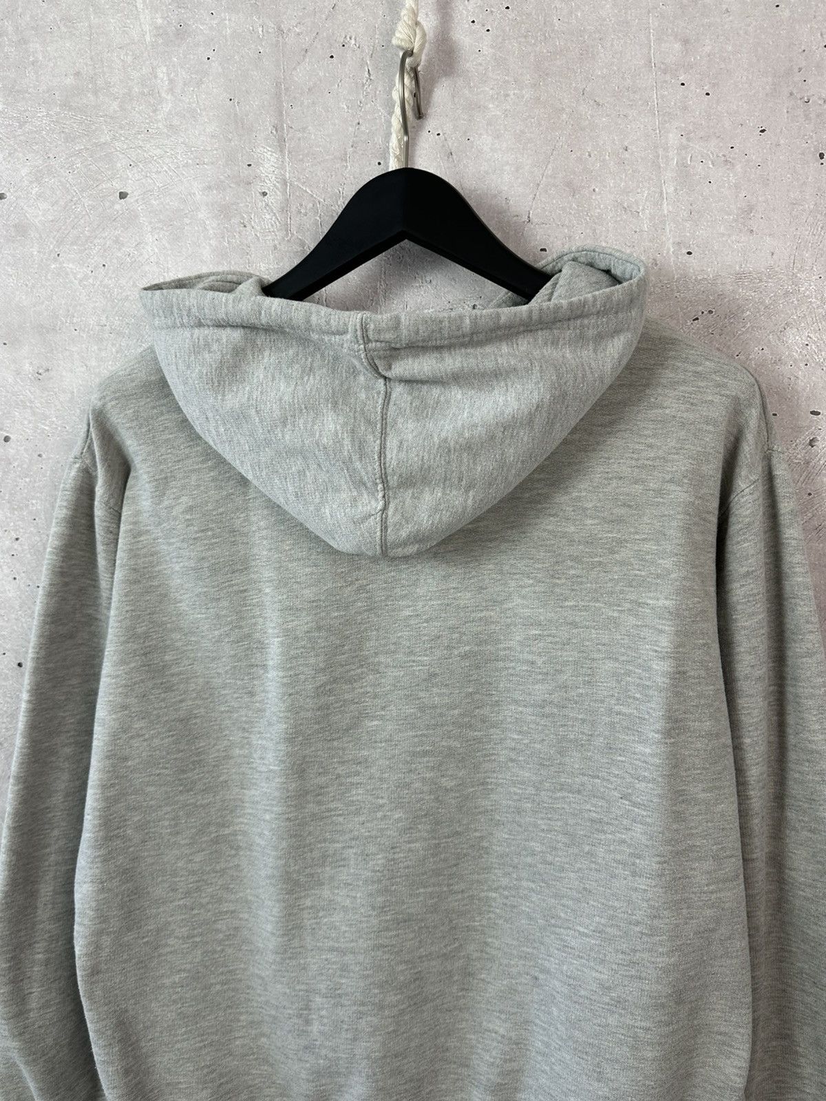 Butter Goods Butter Goods Made in USA Grey Cotton Central Logo Hoodie Size US M / EU 48-50 / 2 - 8 Thumbnail