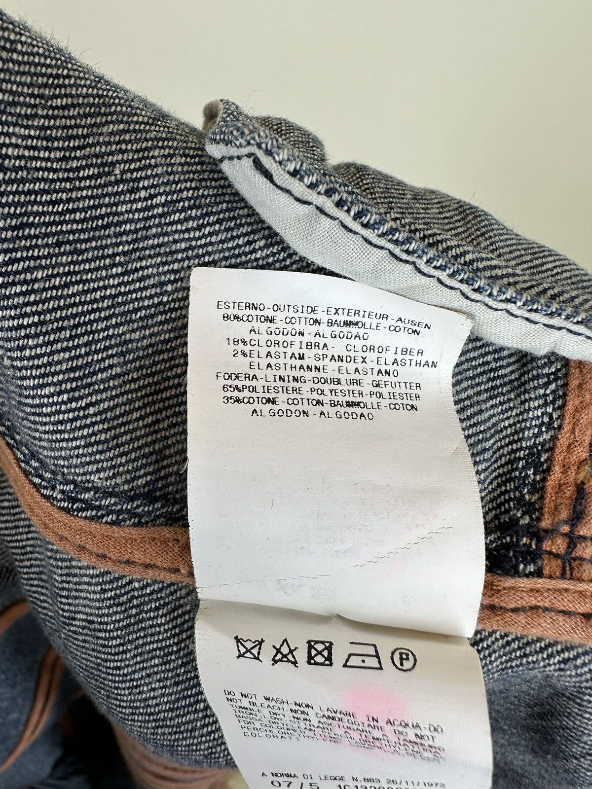 Just Cavalli × Roberto Cavalli × Vintage Just Cavalli denim vintage jacket blue biker moto cropped Size XS / US 0-2 / IT 36-38 - 19 Thumbnail
