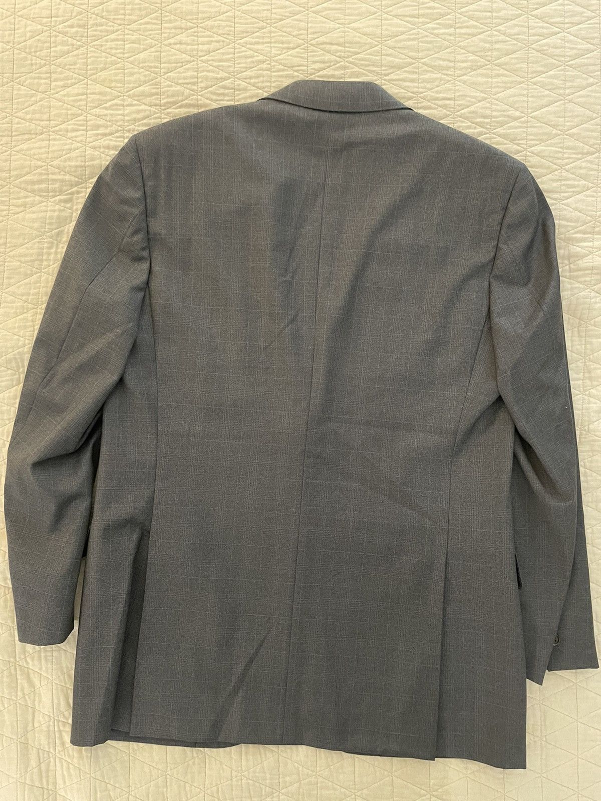Canali Subtle Check Wool Suit Size 42L - 6 Thumbnail