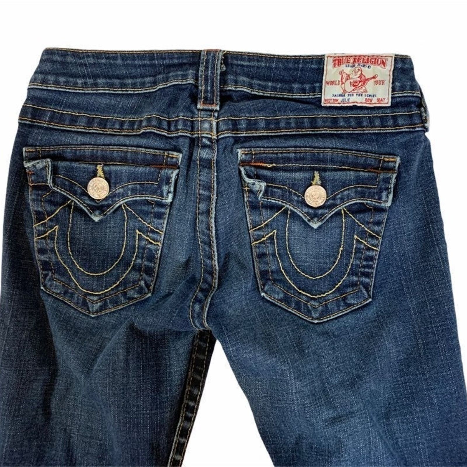 True Religion True Religion Jeans Women's 27 Low Rise Skinny Straight Leg Size 30" / US 8 / IT 44 - 1 Thumbnail