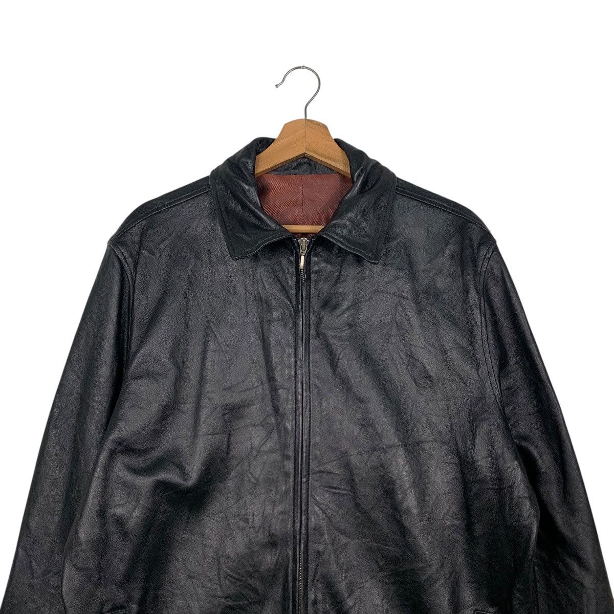 Japanese Brand Y2k Vintage GENEROUS Sheepskin Leather Jacket #2567-C116 Size US L / EU 52-54 / 3 - 2 Thumbnail