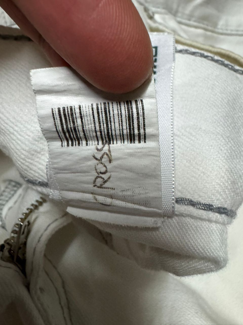 True Religion 💥BigSize💥Y2K True Religion Straight Sick Thrashed White Jean Size US 38 / EU 54 - 24 Thumbnail