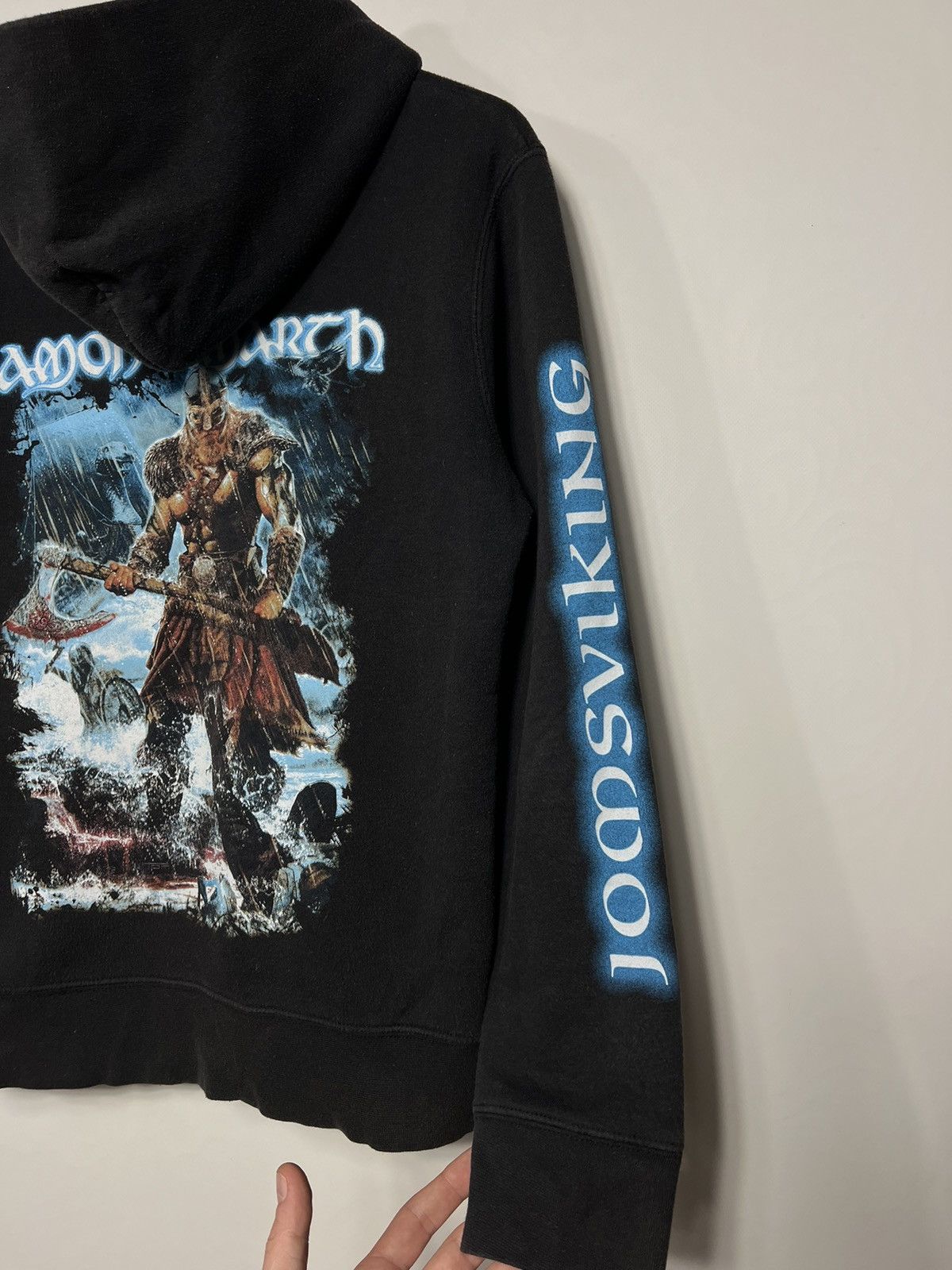Band Tees Vintage Amon Amarth Band Hoodie Death Metal Black Streetwear Size US S / EU 44-46 / 1 - 5 Thumbnail