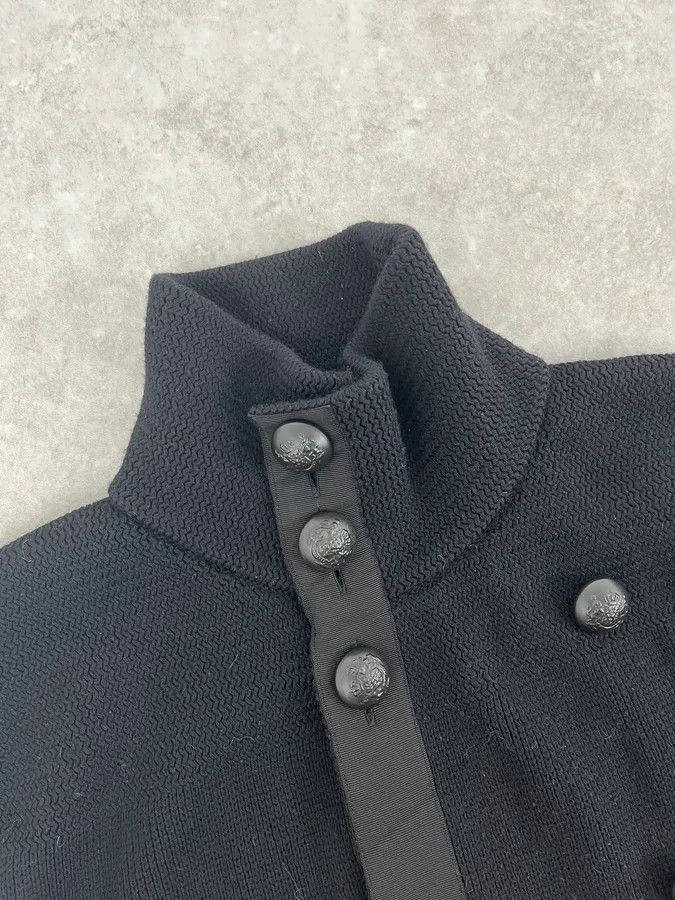 Balenciaga AW2007 Balenciaga Officier Black Cardigan by Nicolas Ghesquière Size US L / EU 52-54 / 3 - 5 Thumbnail