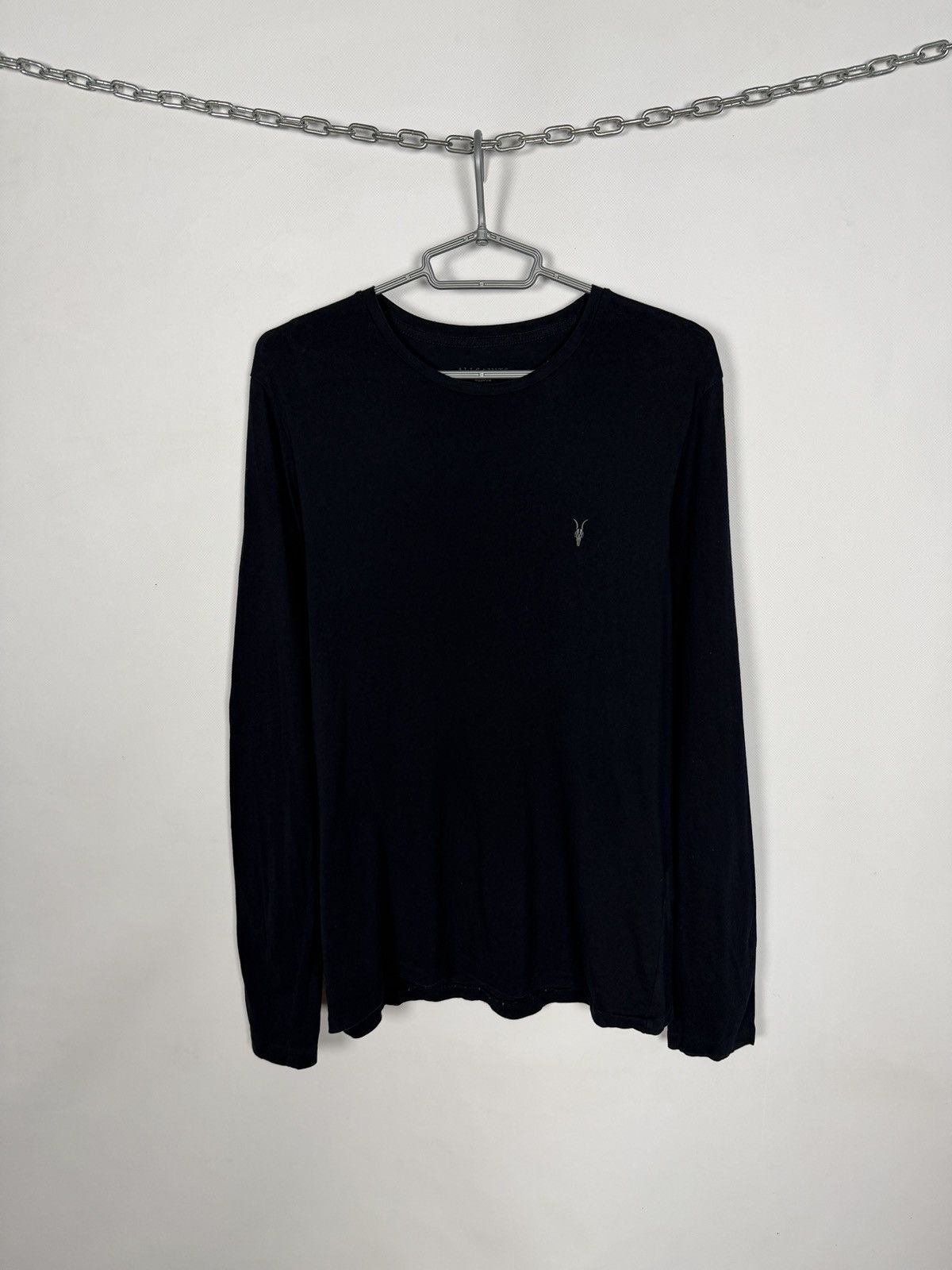 Allsaints Men’s Allsaints Tonic Long Sleeve Crew T-Shirt Black Size M Size US M / EU 48-50 / 2 - 1 Thumbnail