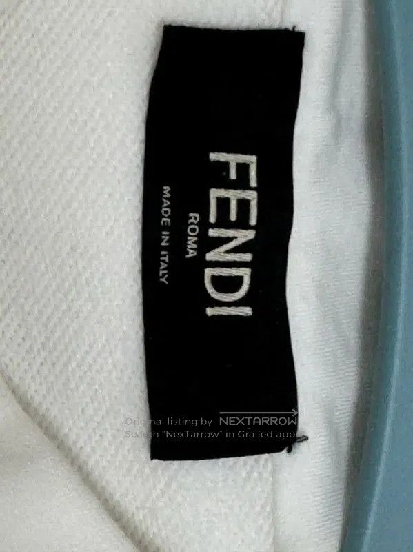 Fendi Fendi Women's White Cotton Hoodie Sweatshirt . Size M / US 6-8 / IT 42-44 - 5 Thumbnail