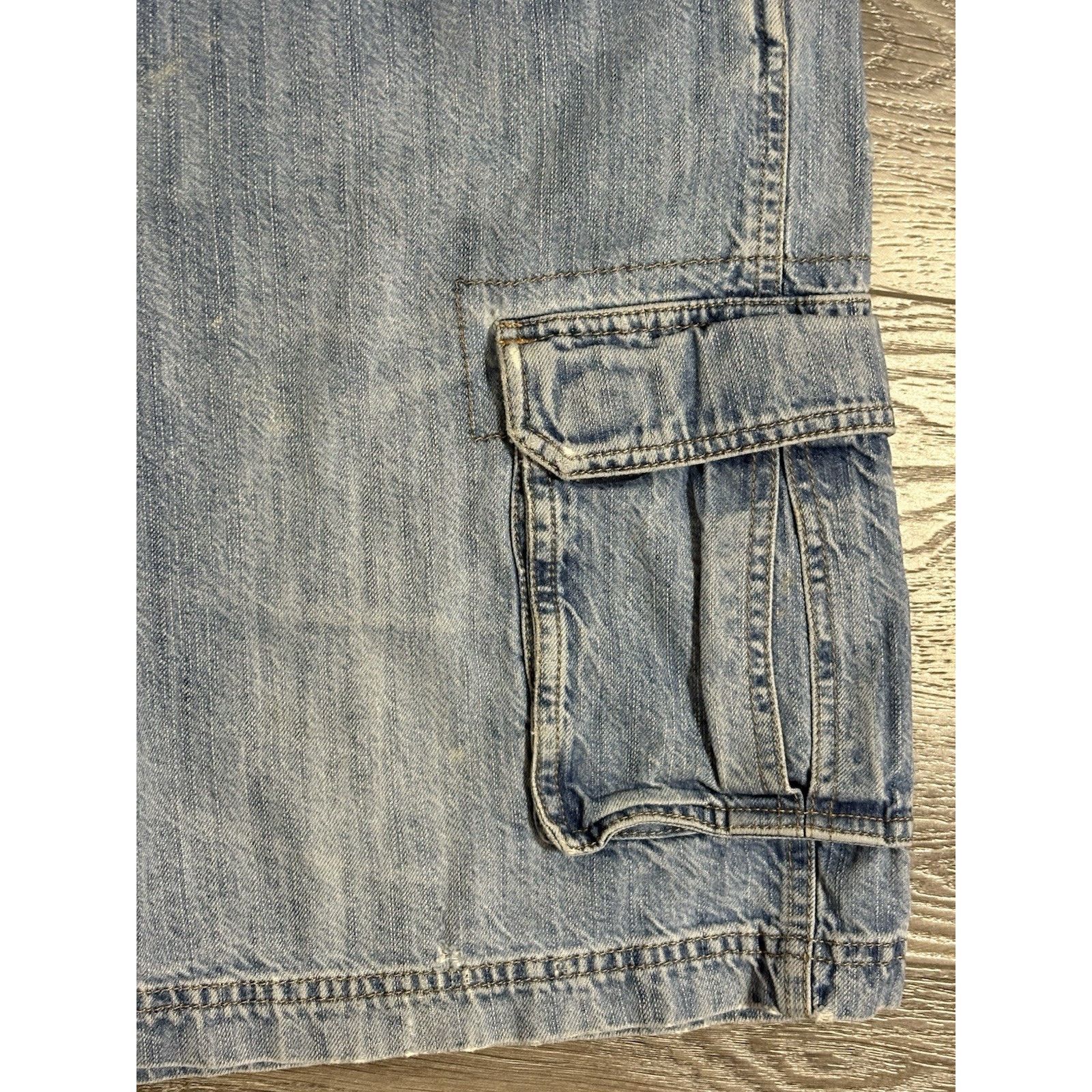 Wrangler Wrangler Cargo Jean Shorts Jorts Y2K Streetwear - Men’s 40 Size US 40 / EU 56 - 2 Thumbnail