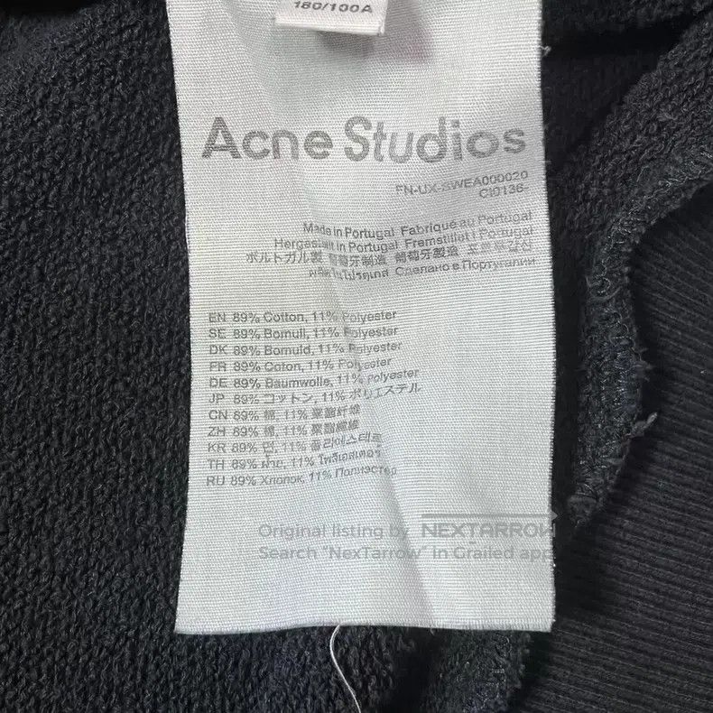 Acne Studios Acne Studios 1996 Series Solid Color Letter Printed Crew N Size US L / EU 52-54 / 3 - 5 Thumbnail