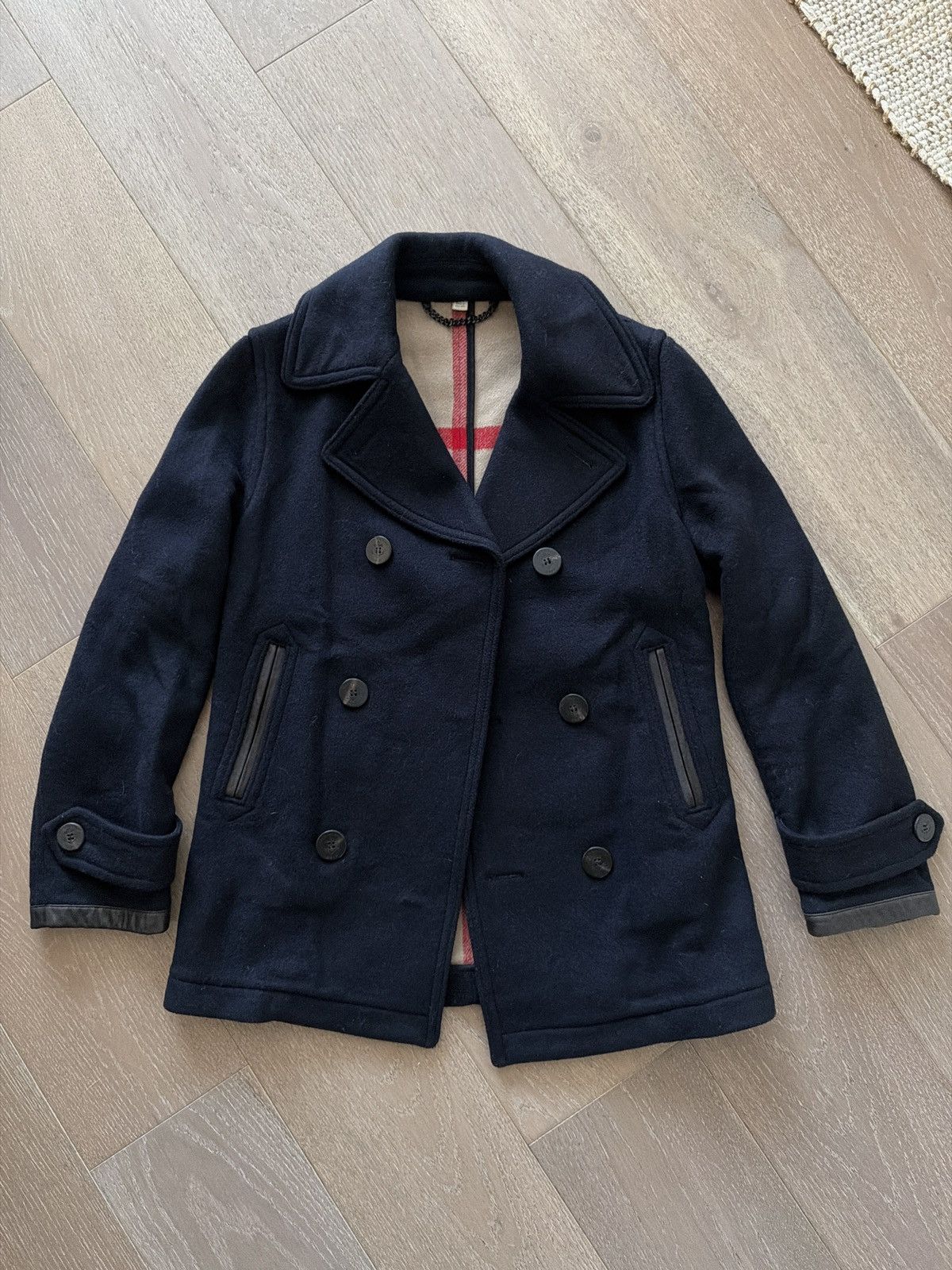 Burberry Burberry Brit Pea Coat Size US S / EU 44-46 / 1 - 1 Thumbnail