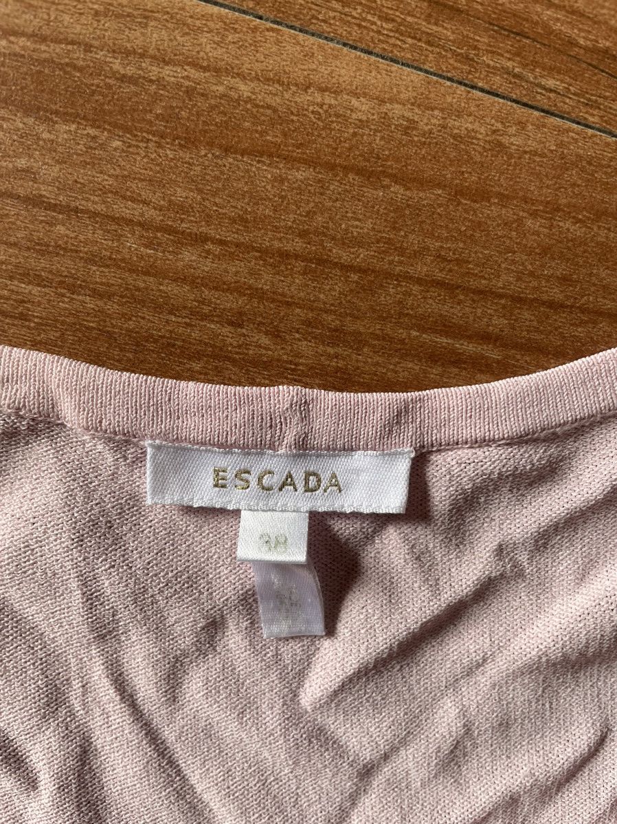 Escada Escada Pink Beaded Cardigan Size XS / US 0-2 / IT 36-38 - 4 Thumbnail