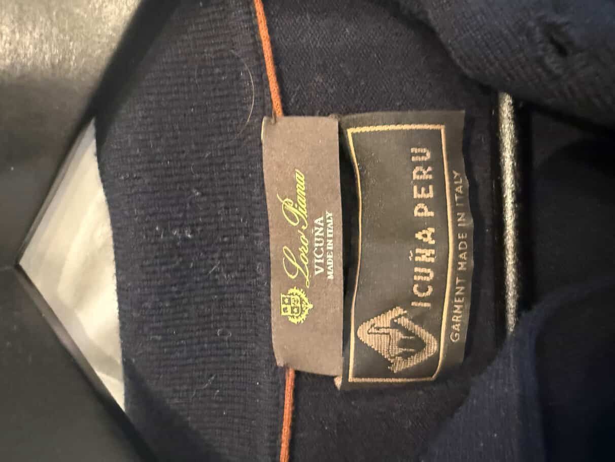 Loro Piana Loro piana navy vicuna polo knit size 48/medium Size US M / EU 48-50 / 2 - 3 Thumbnail