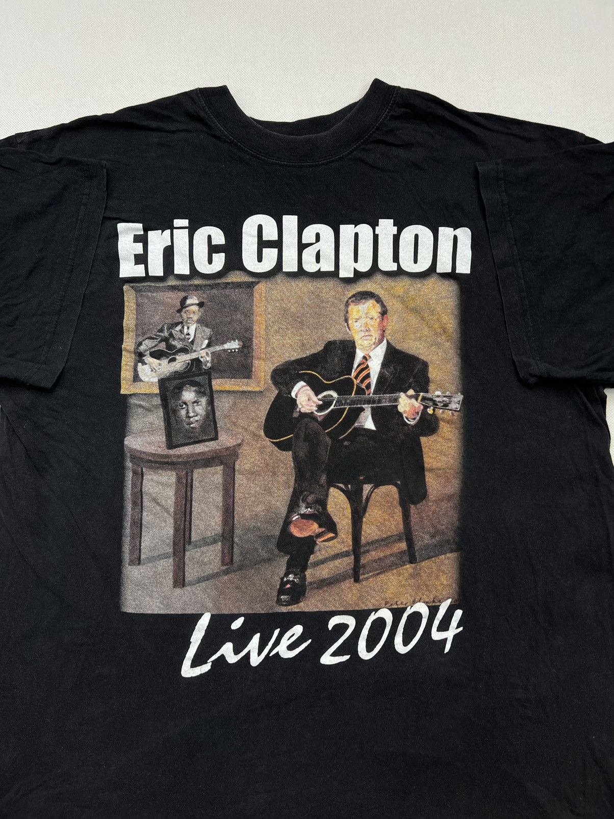 Vintage Tshirt Eric Clapton Live 2004 Tour Vintage Size US XL / EU 56 / 4 - 3 Thumbnail